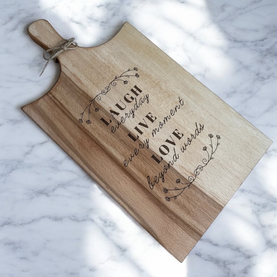 Handmade Beech Wood Cutting and Serving Board – Stylish & Durable Wooden Kitchen Accessory  