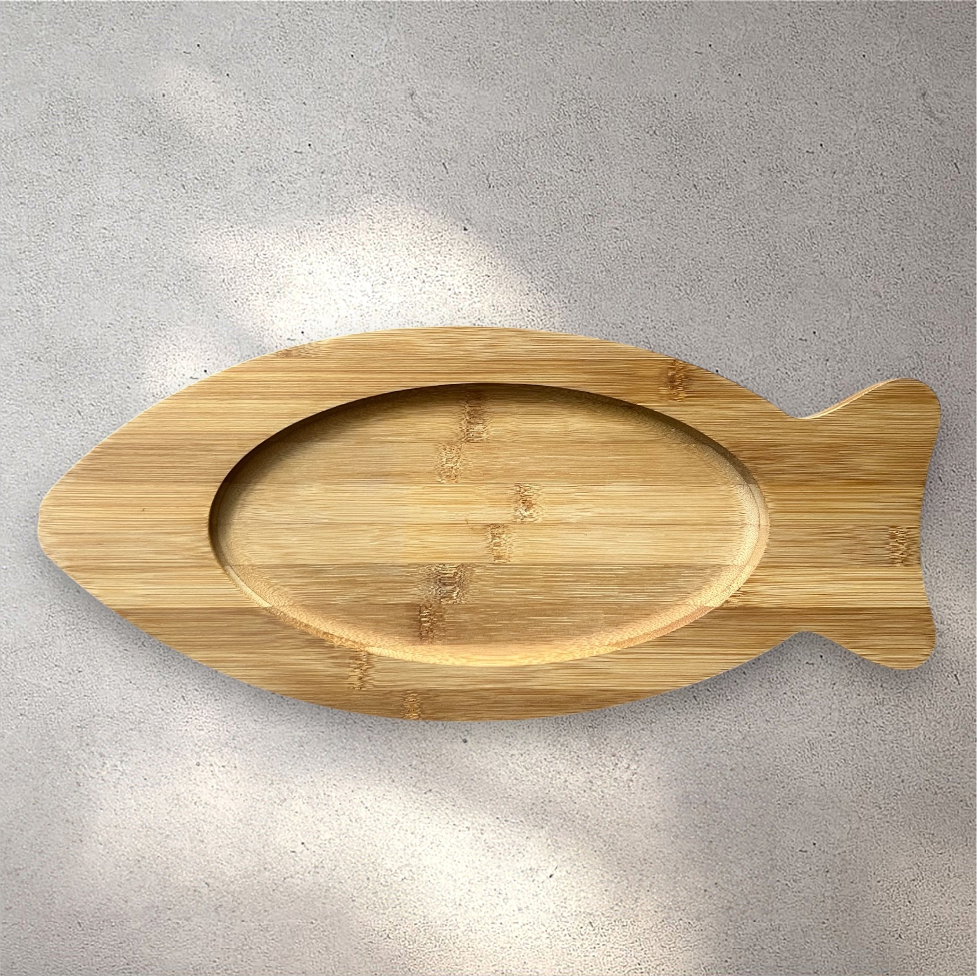 Handmade Bamboo Fish-Shaped Serving and Cutting Board – Elegant and Natural Serving Platter