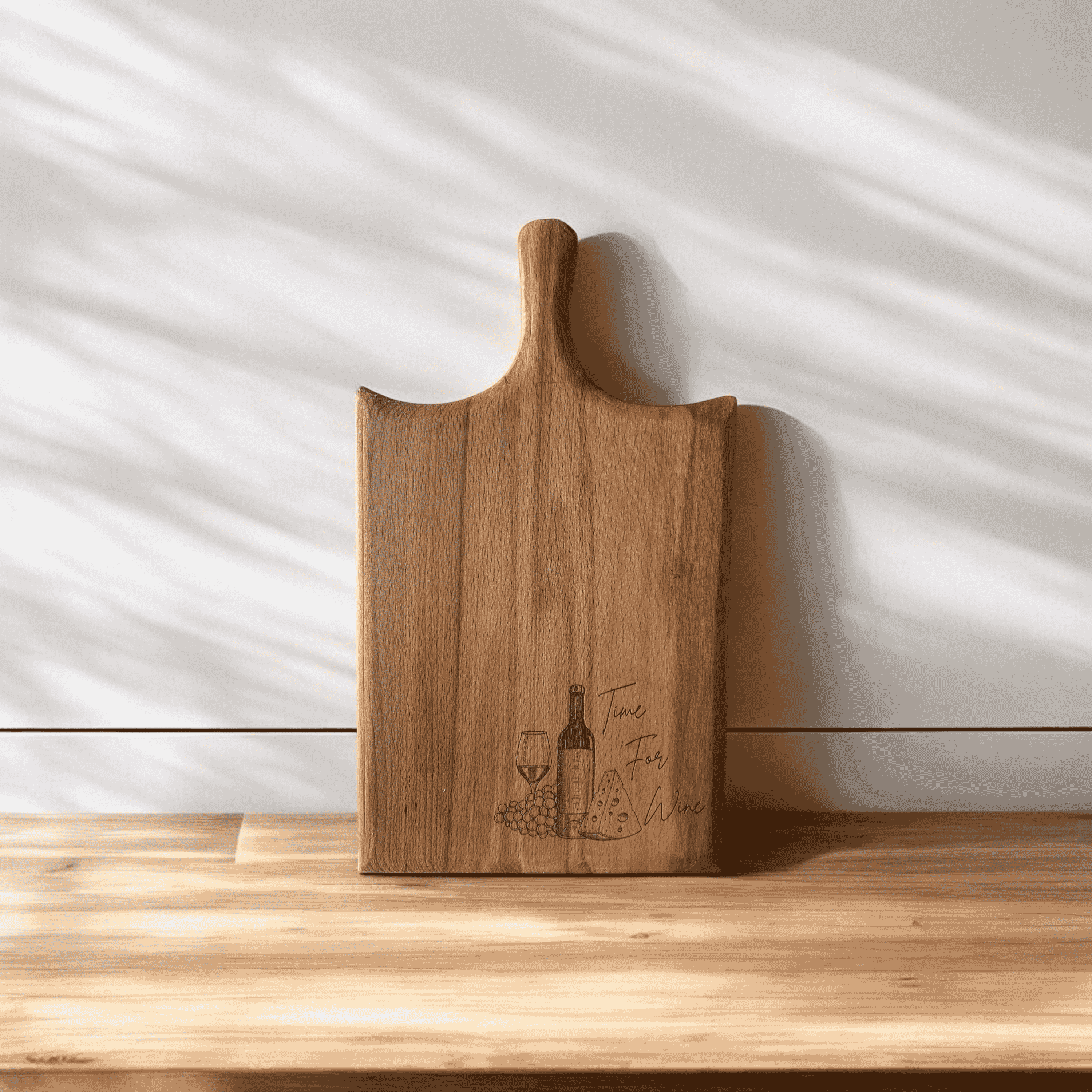 Personalized Beech Wood Cutting and Serving Board – Stylish & Durable Wood Charcuterie Board