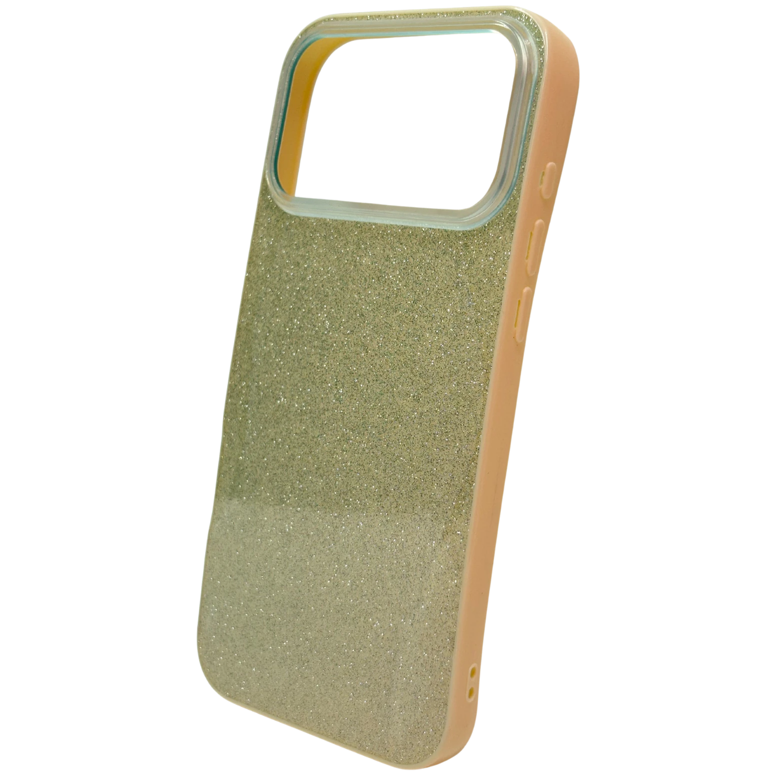 iPhone Uyumlu - Candy Simli Kılıf – Parlak Simli Tasarım - Sarı