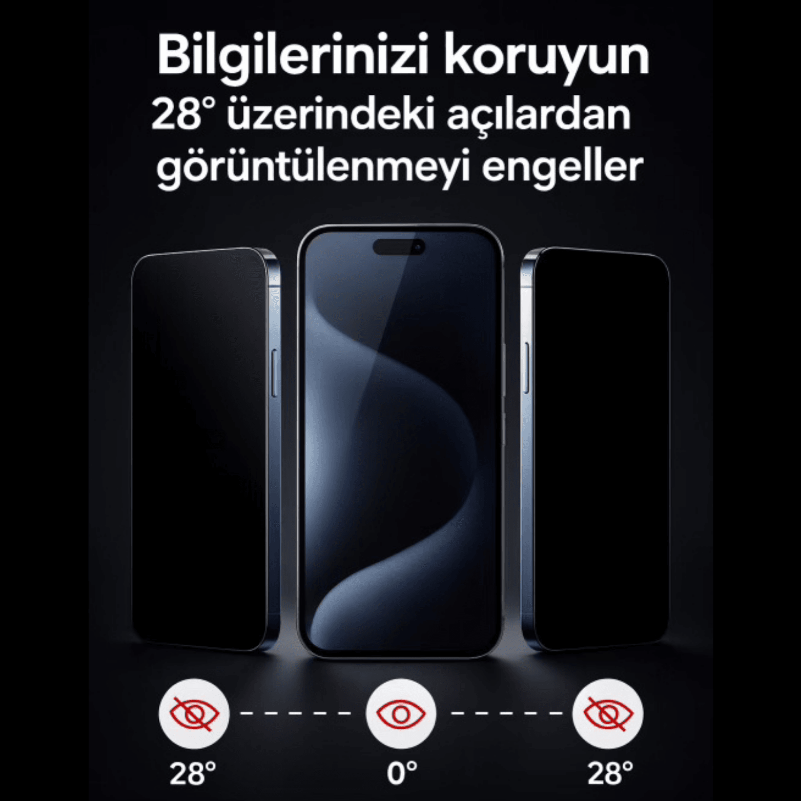Hayalet(Privacy) Nano Ekran Koruyucu Kırılmaz Cam