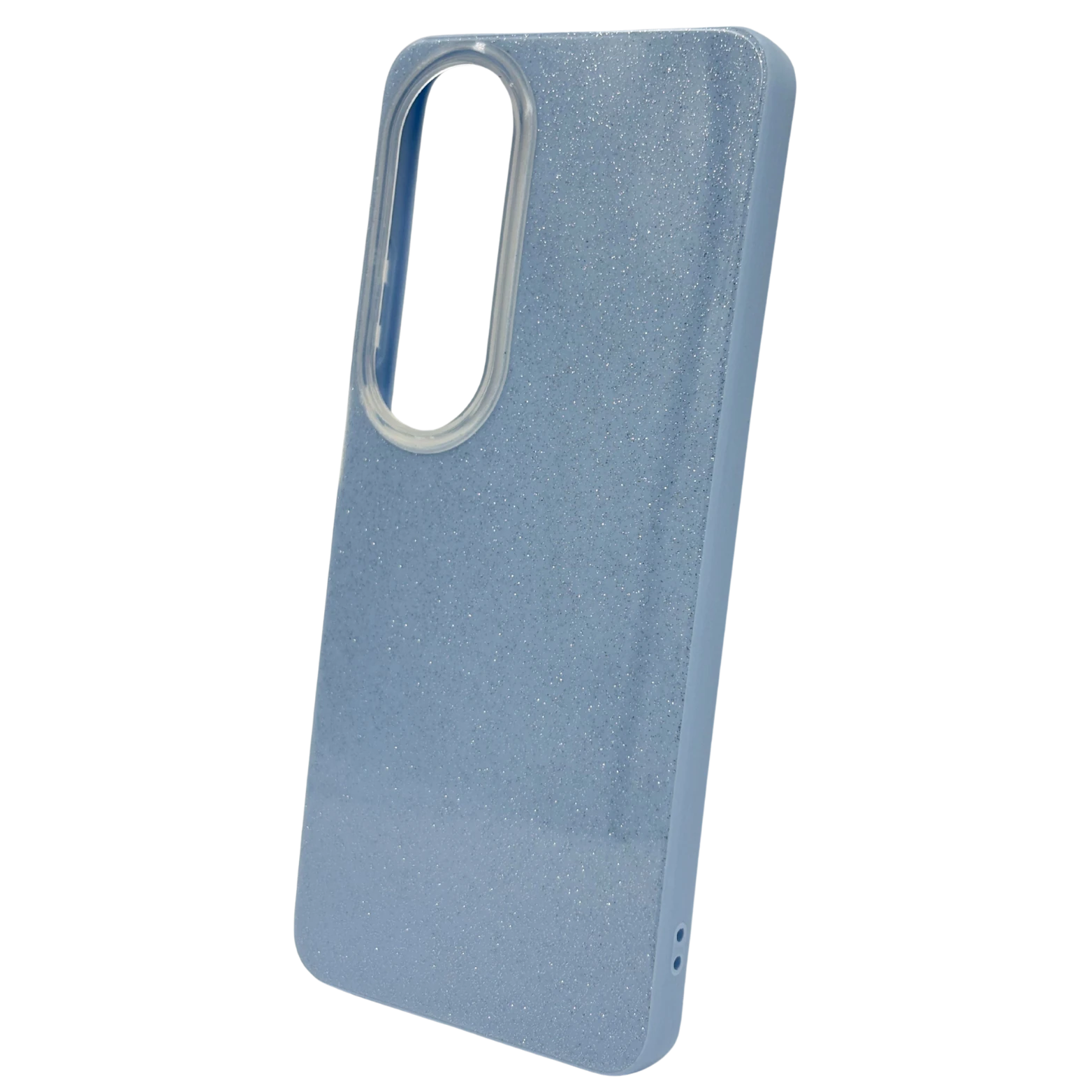 Oppo Uyumlu - Candy Simli Kılıf – Parlak Simli Tasarım - Mavi