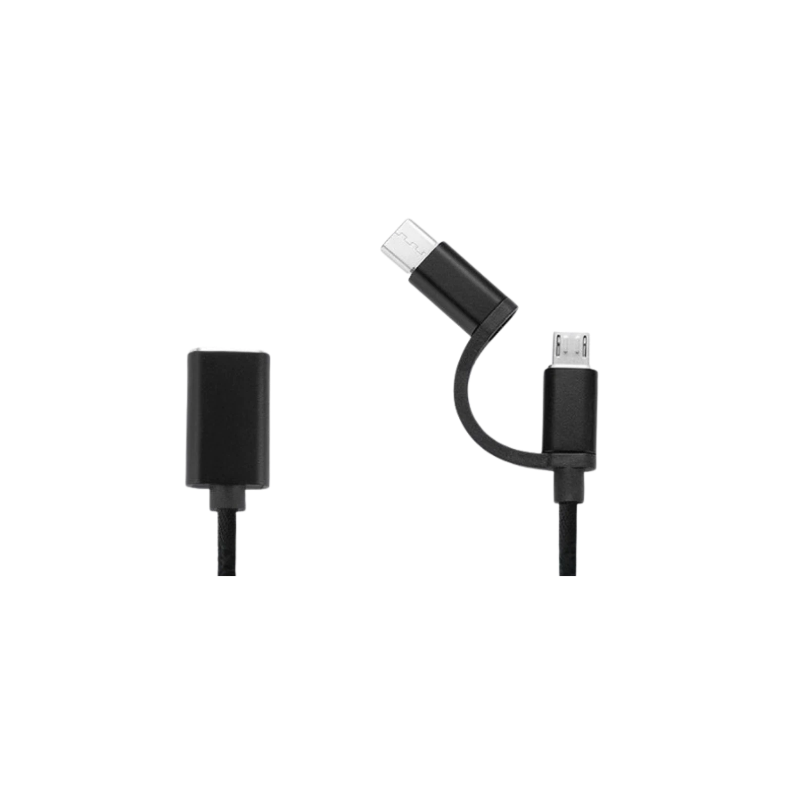 2in1 OTG Dönüştürücü Kablo – Type-C + Micro USB
