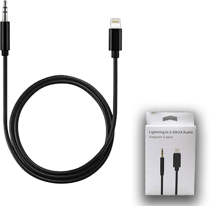Lightning to 3.5mm AUX Ses Kablosu – 1 Metre Tak Çalıştır