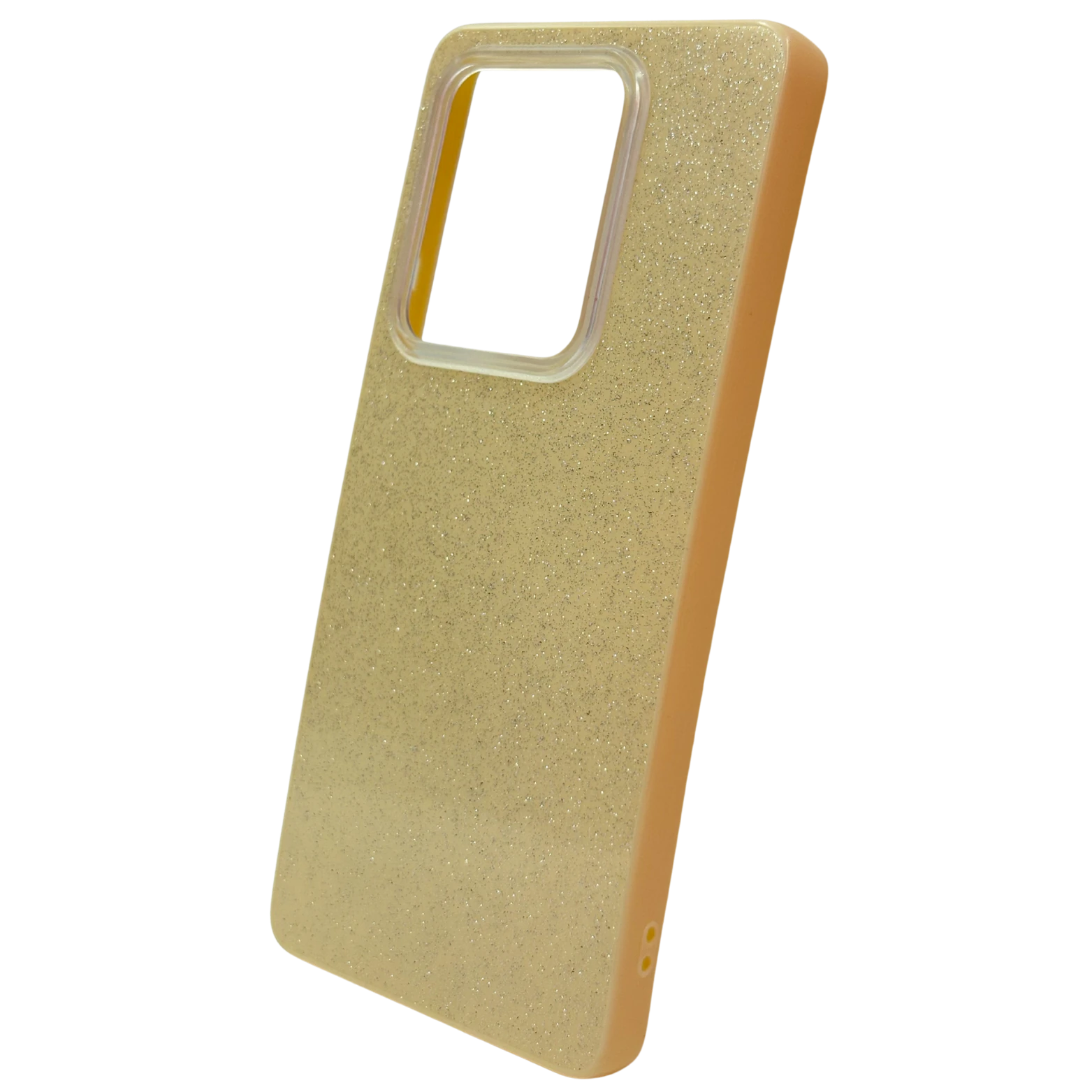 Xiaomi Uyumlu - Candy Simli Kılıf – Parlak Simli Tasarım - Sarı