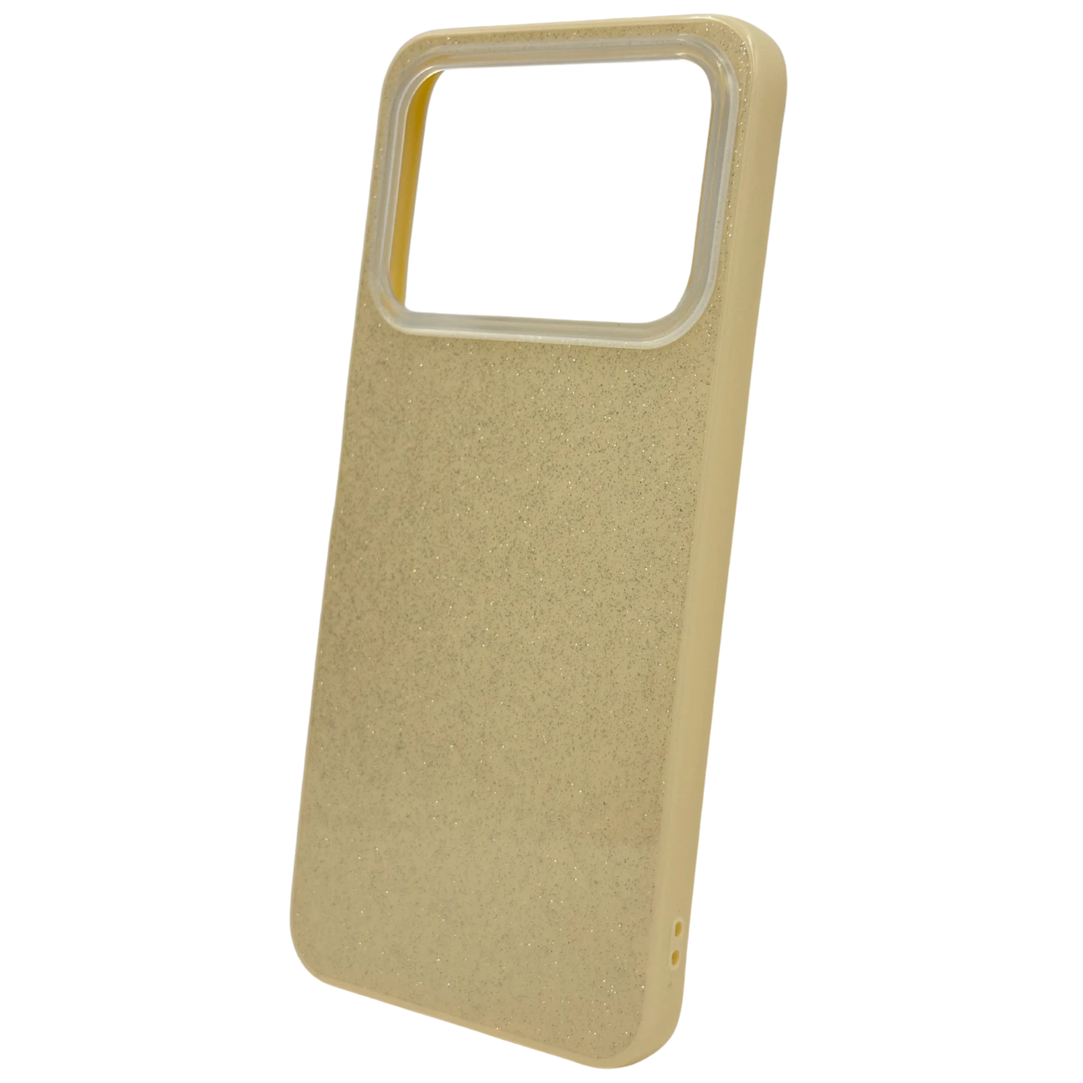 Techno Uyumlu - Candy Simli Kılıf – Parlak Simli Tasarım - Sarı