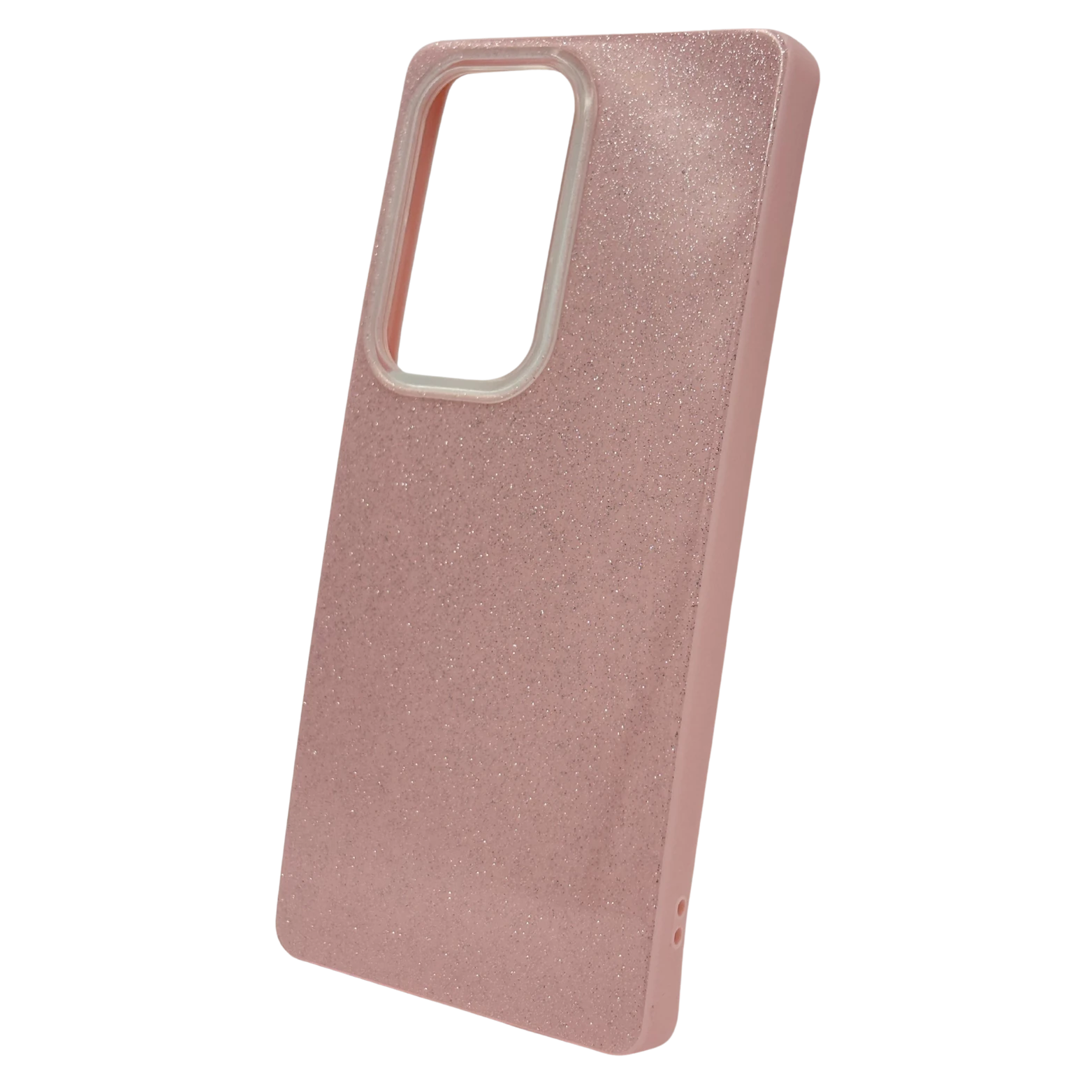 Samsung Uyumlu - Candy Simli Kılıf – Parlak Simli Tasarım - Pembe