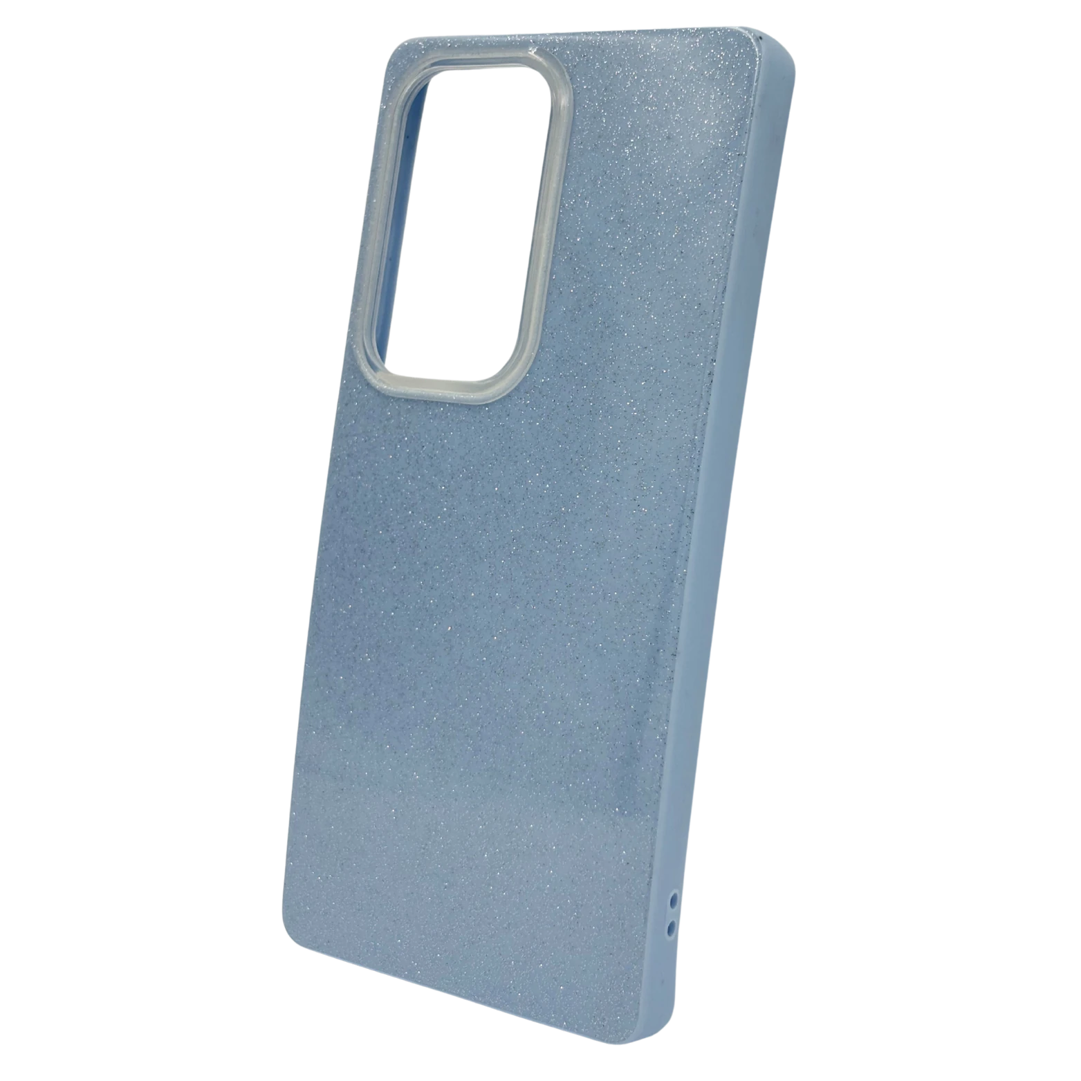 Samsung Uyumlu - Candy Simli Kılıf – Parlak Simli Tasarım - Mavi