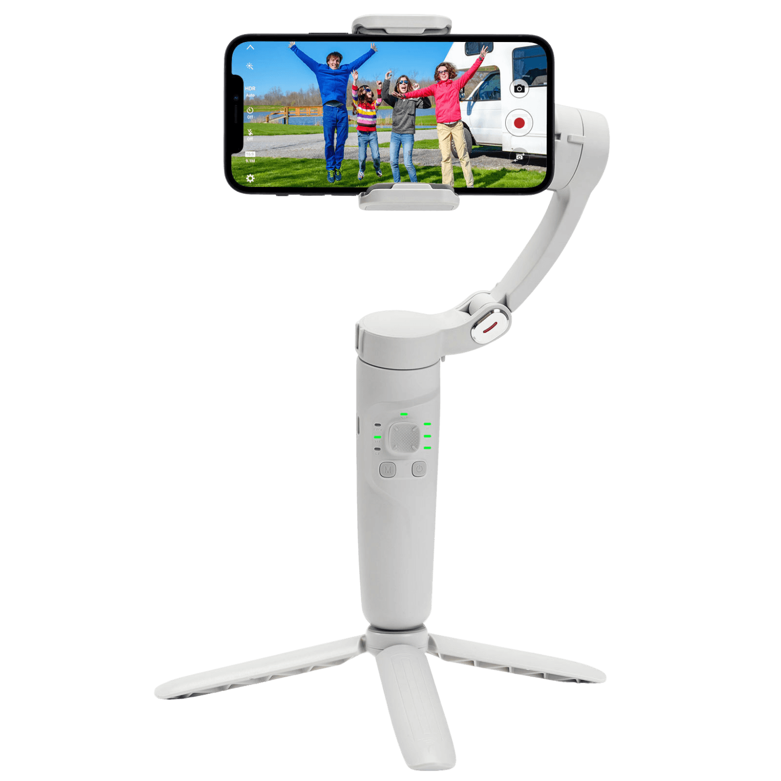 Gimbal Stabilizer – 3 Eksenli Akıllı Telefon Gimbal | Titreşimsiz Akıcı Video Çekimi, 360° Dönüş & Uzun Pil Ömrü