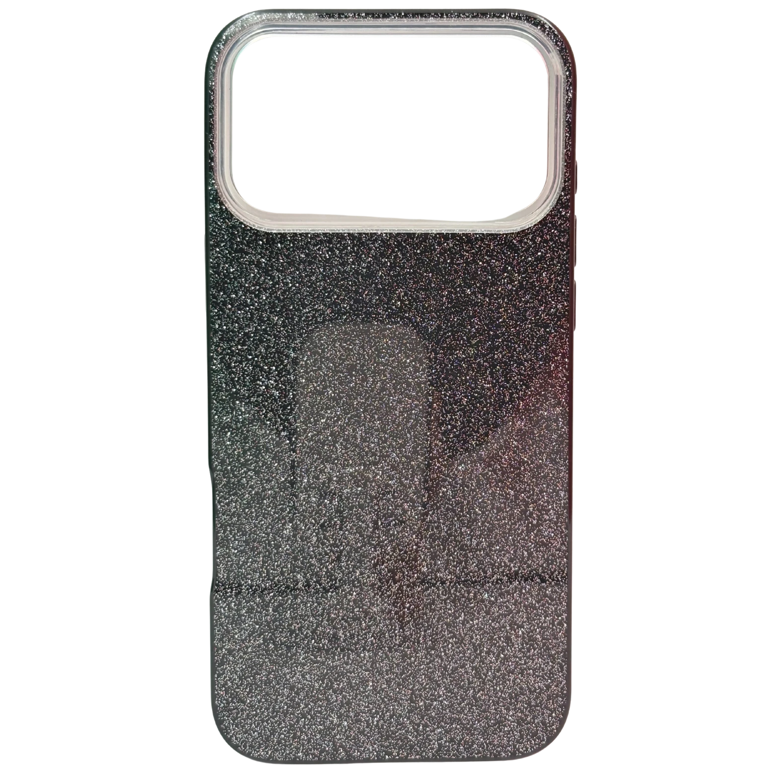 iPhone Uyumlu - Candy Simli Kılıf – Parlak Simli Tasarım - Siyah