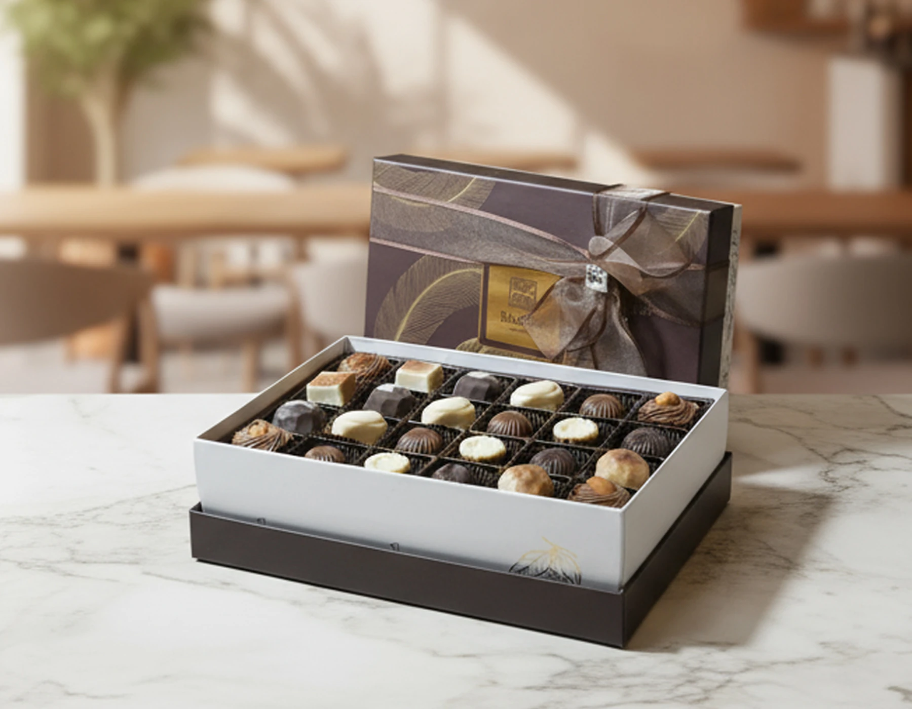 24'lü Special Desenli Çikolata Kutusu