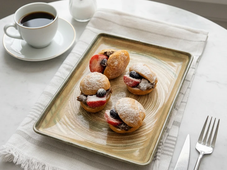 Çilekli Yaban Mersinli Mini Alman Pastası