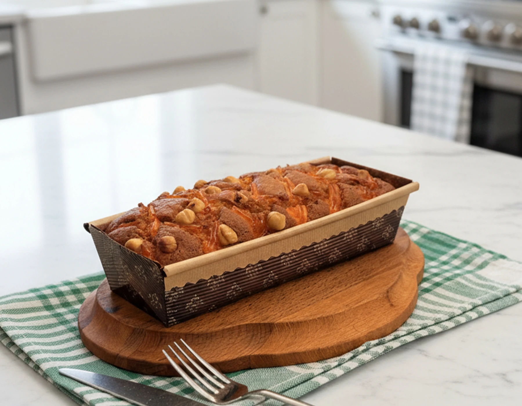 Portakallı Fındıklı Baton Kek