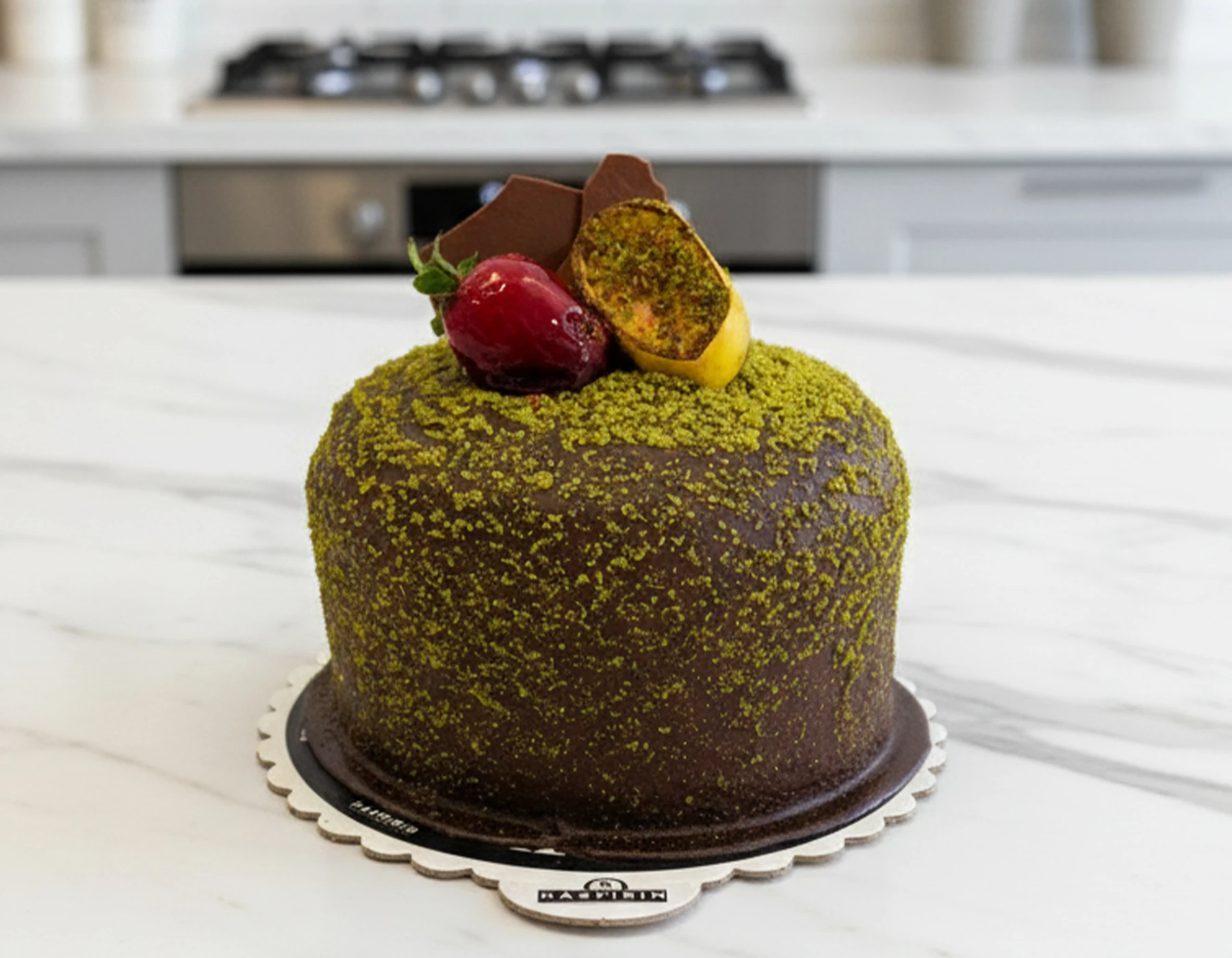 Fıstıklı Muz Çilekli Pasta