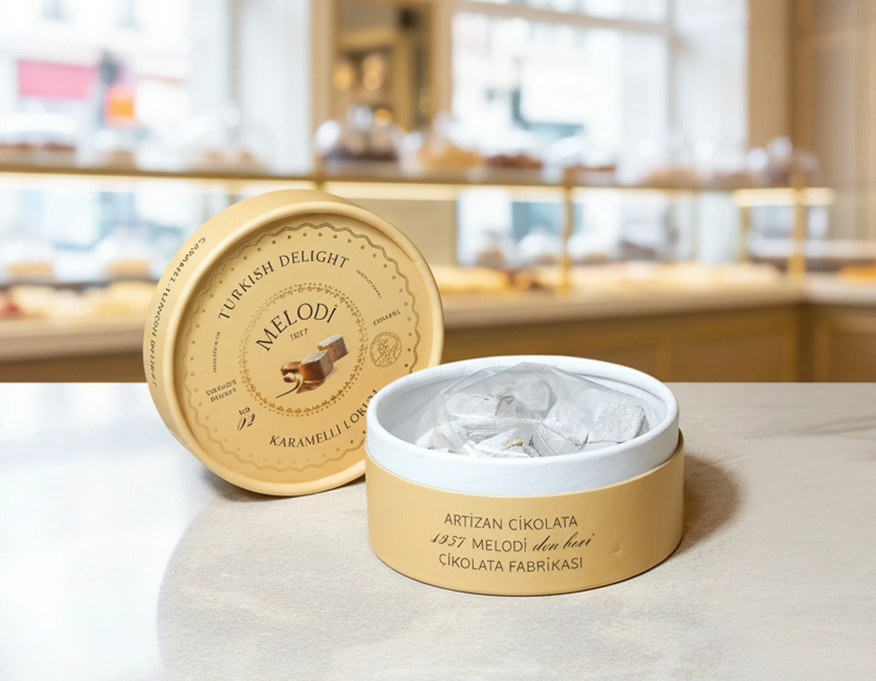 Karamelli Türk Lokumu