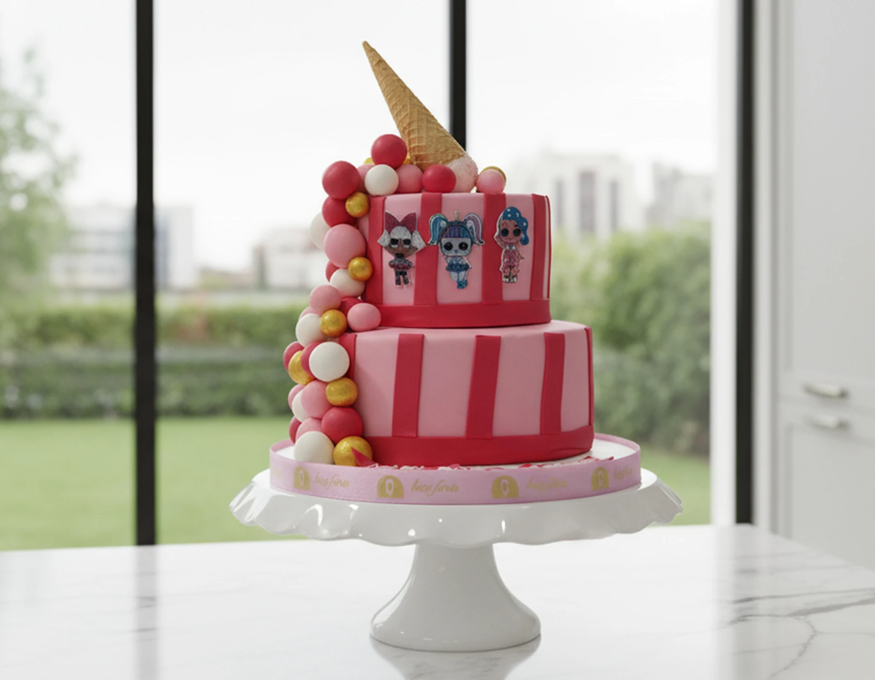 LOL Surprise Pembe Karnaval Pastası