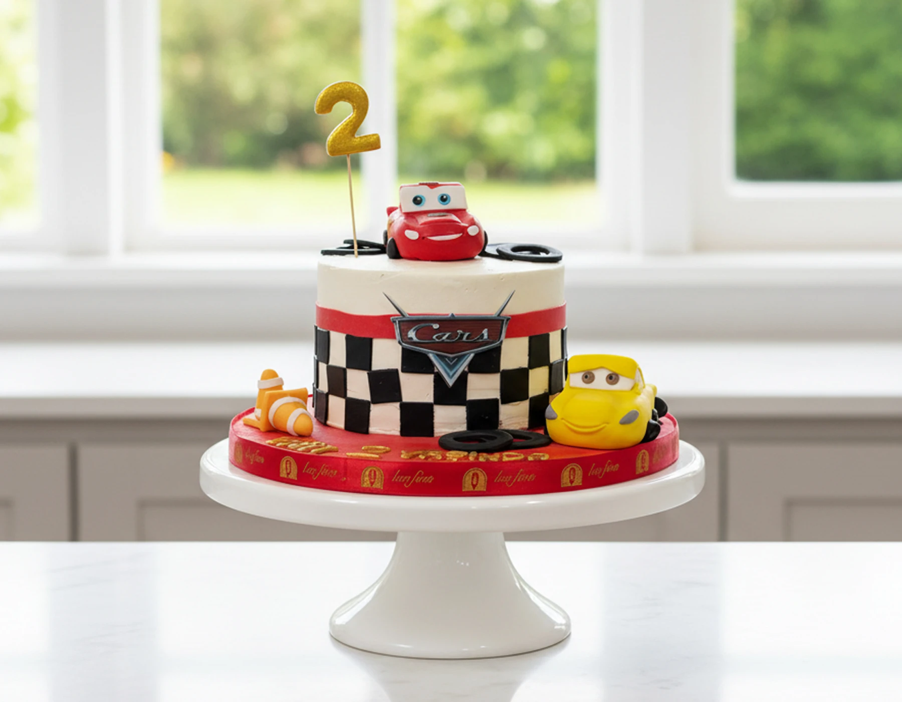 Şimşek McQueen Doğum Günü Pastası