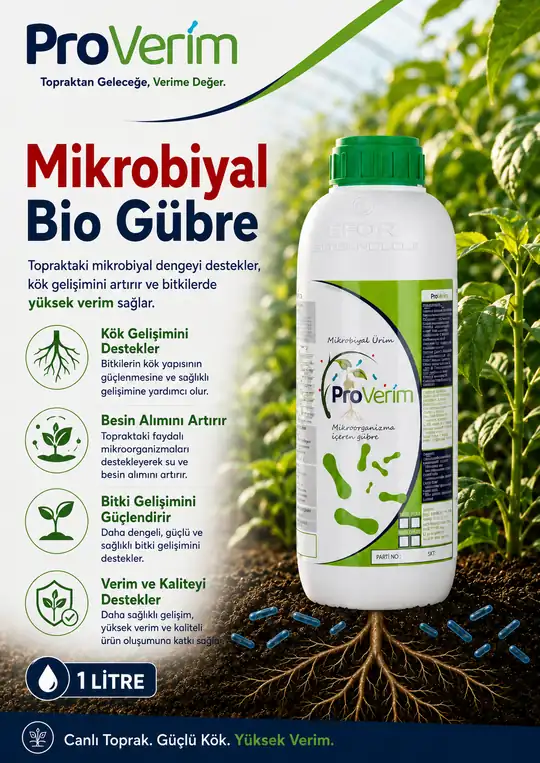 Proverim Mikrobiyal Bio Gübre 1 L
