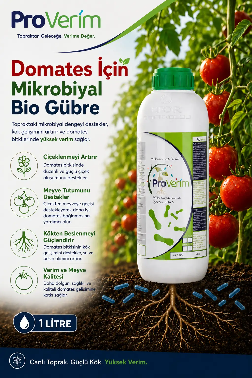 Domates için Proverim 1 L