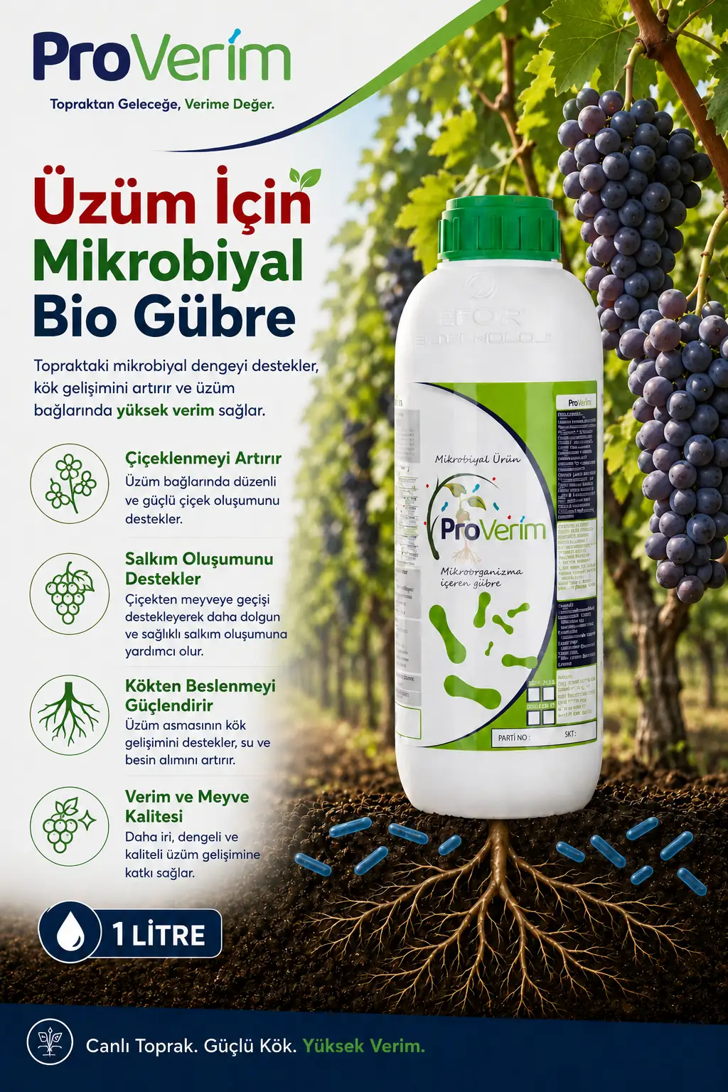 Üzüm için Proverim 1 L