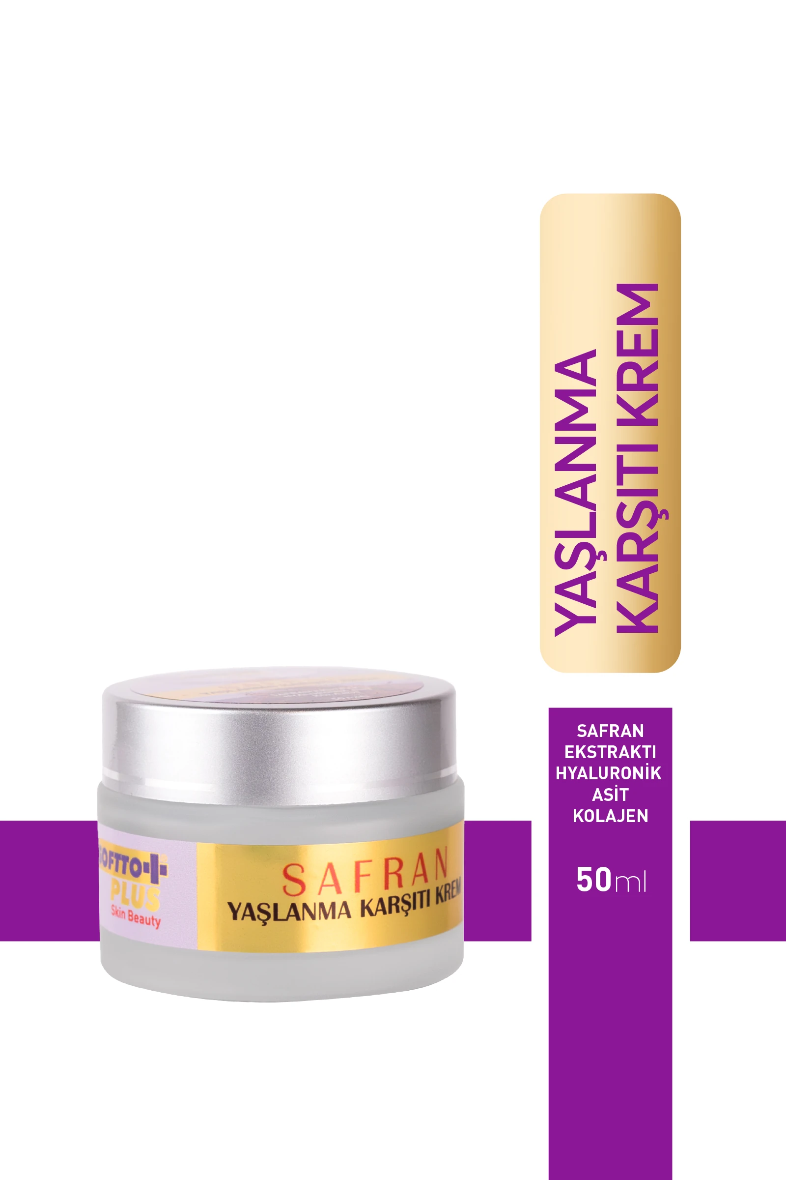 Safran Yaşlanma Karşıtı Set (Yüz Kremi+Serum+Göz Çevresi Kırışıklık Karşıtı Krem)