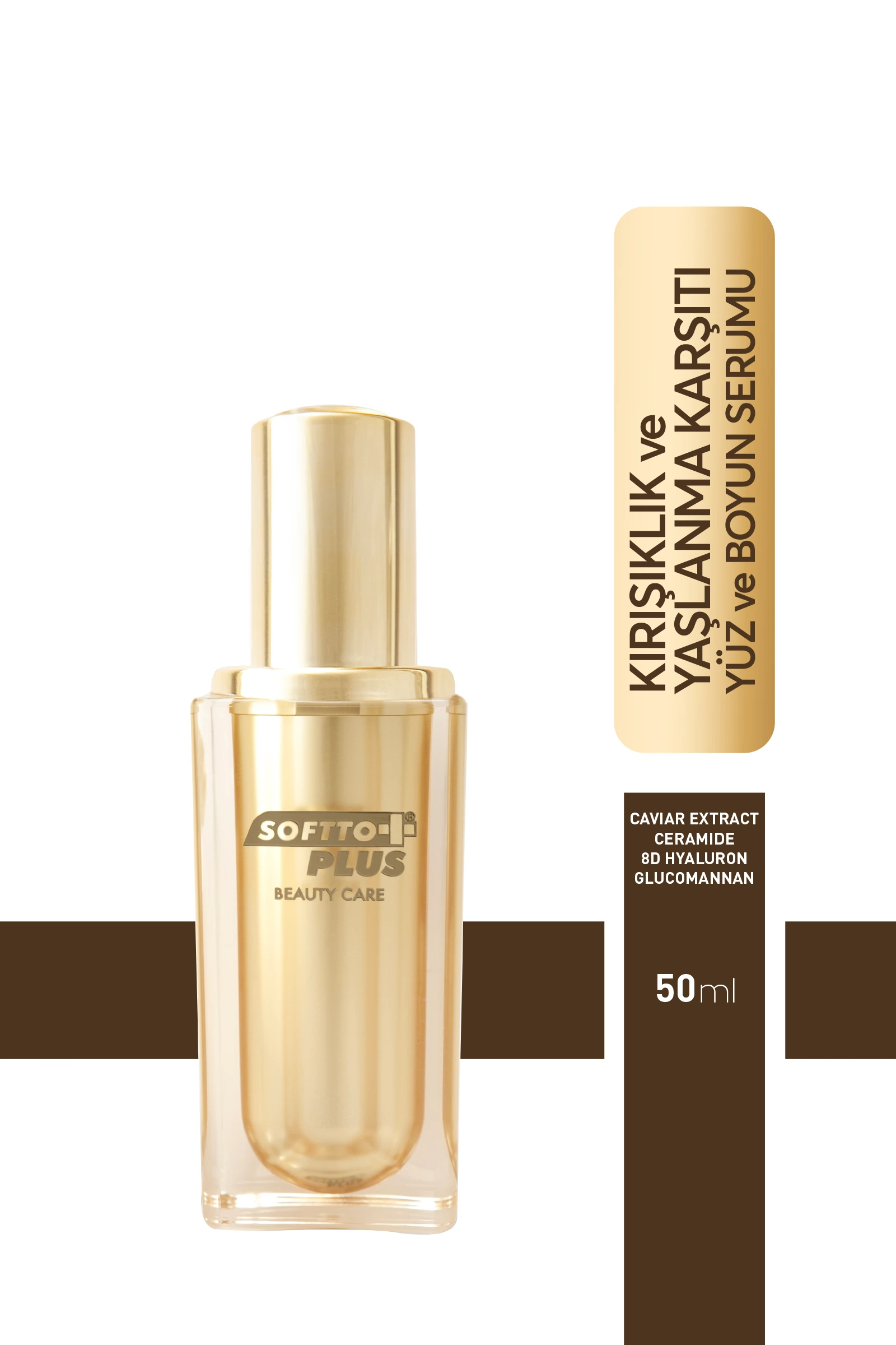 Kırışıklık ve Yaşlanma Karşıtı Yüz ve Boyun Serumu 50ml