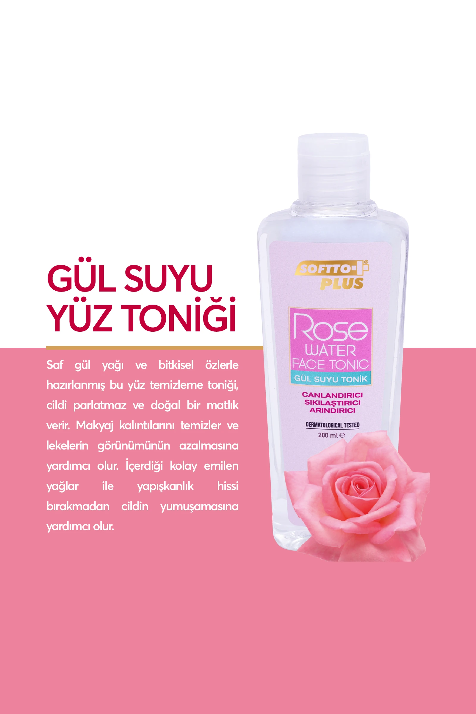 Gül Suyu Yüz Toniği 200ml