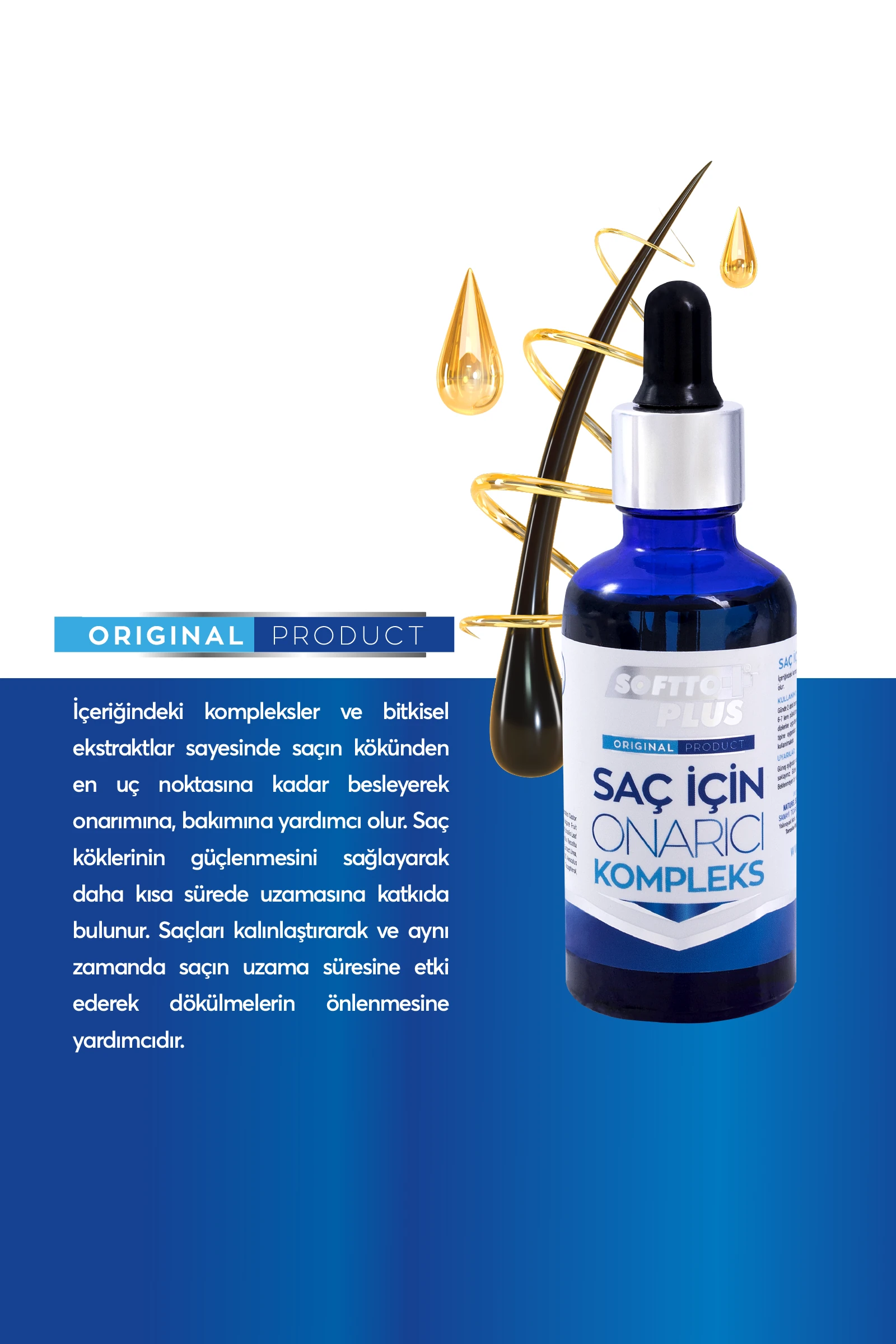 Saç Onarıcı Kompleks 2'li Serum 50ml+50ml