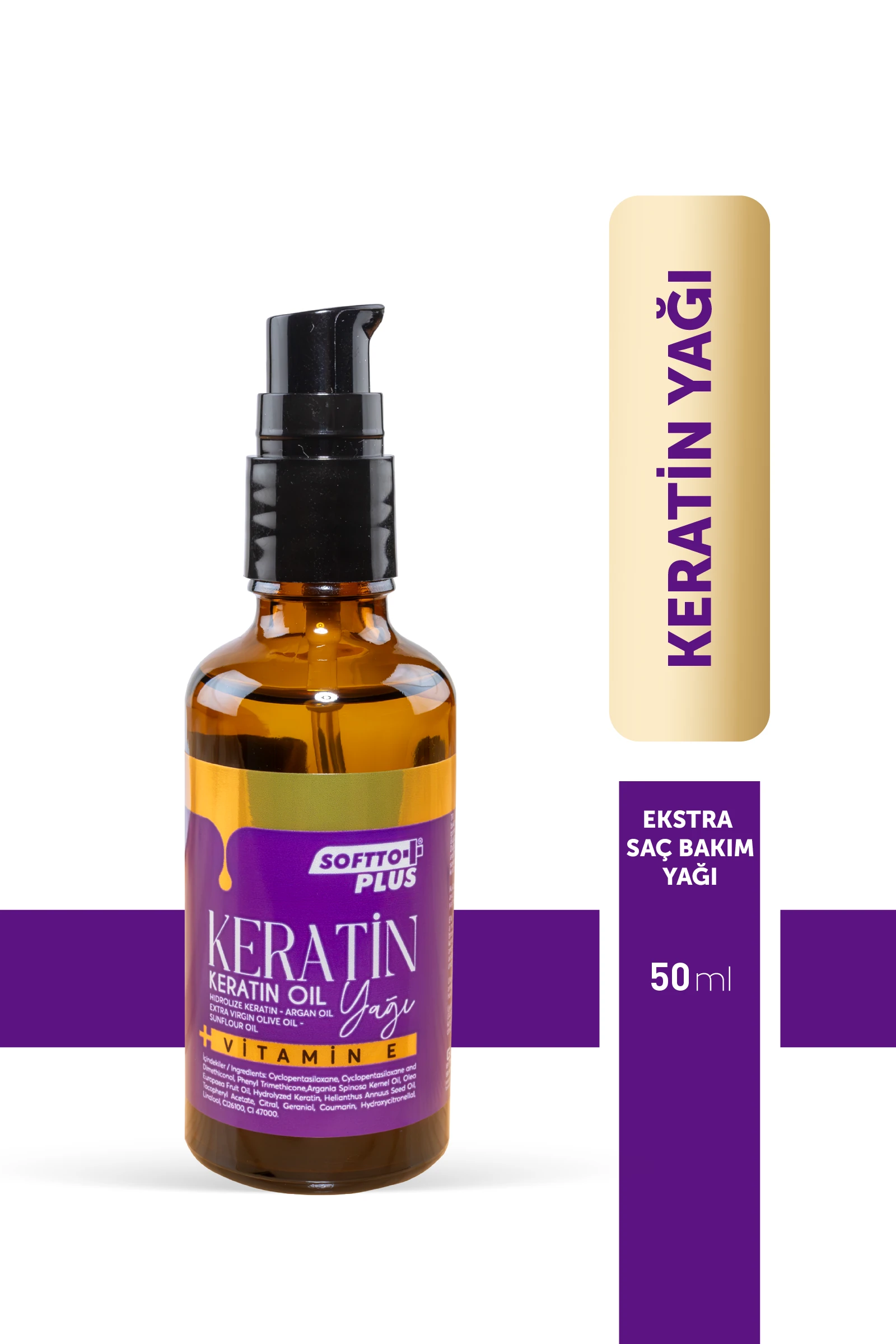 Keratin Saç Bakım Yağı 50 ml