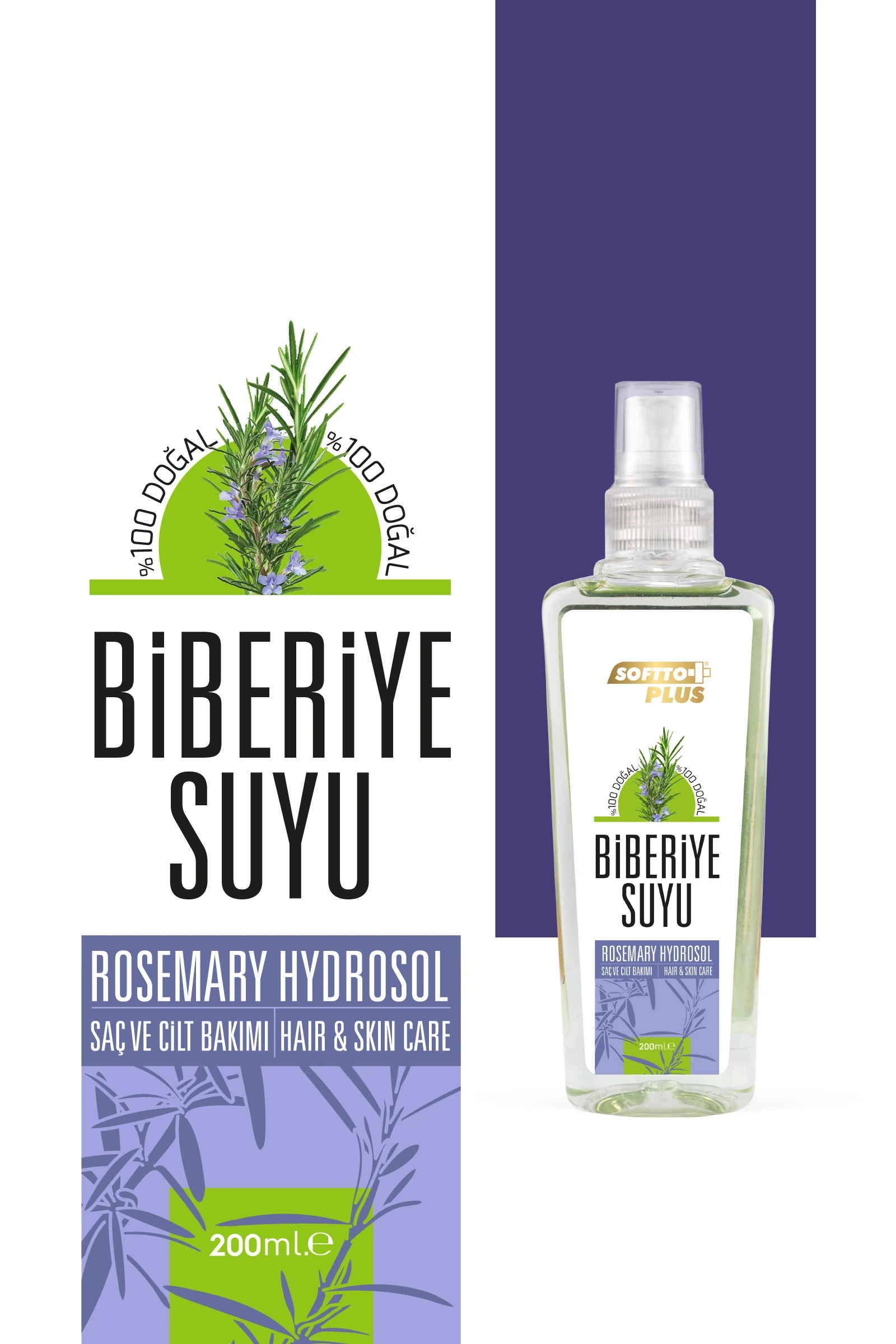 SOFTTO PLUS BİBERİYE SUYU 200 ml