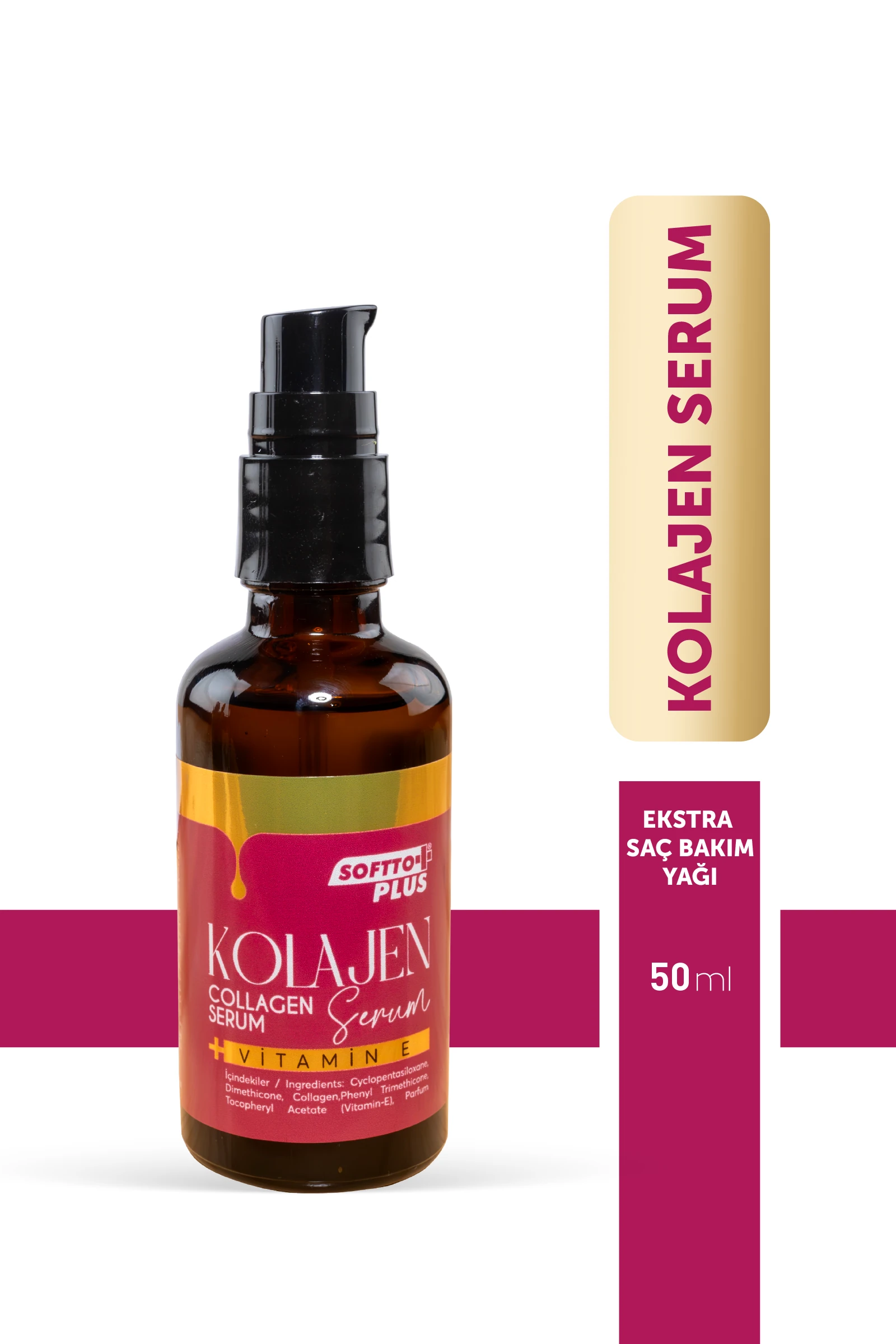 Kolajen Saç Bakım Yağı 50 ml