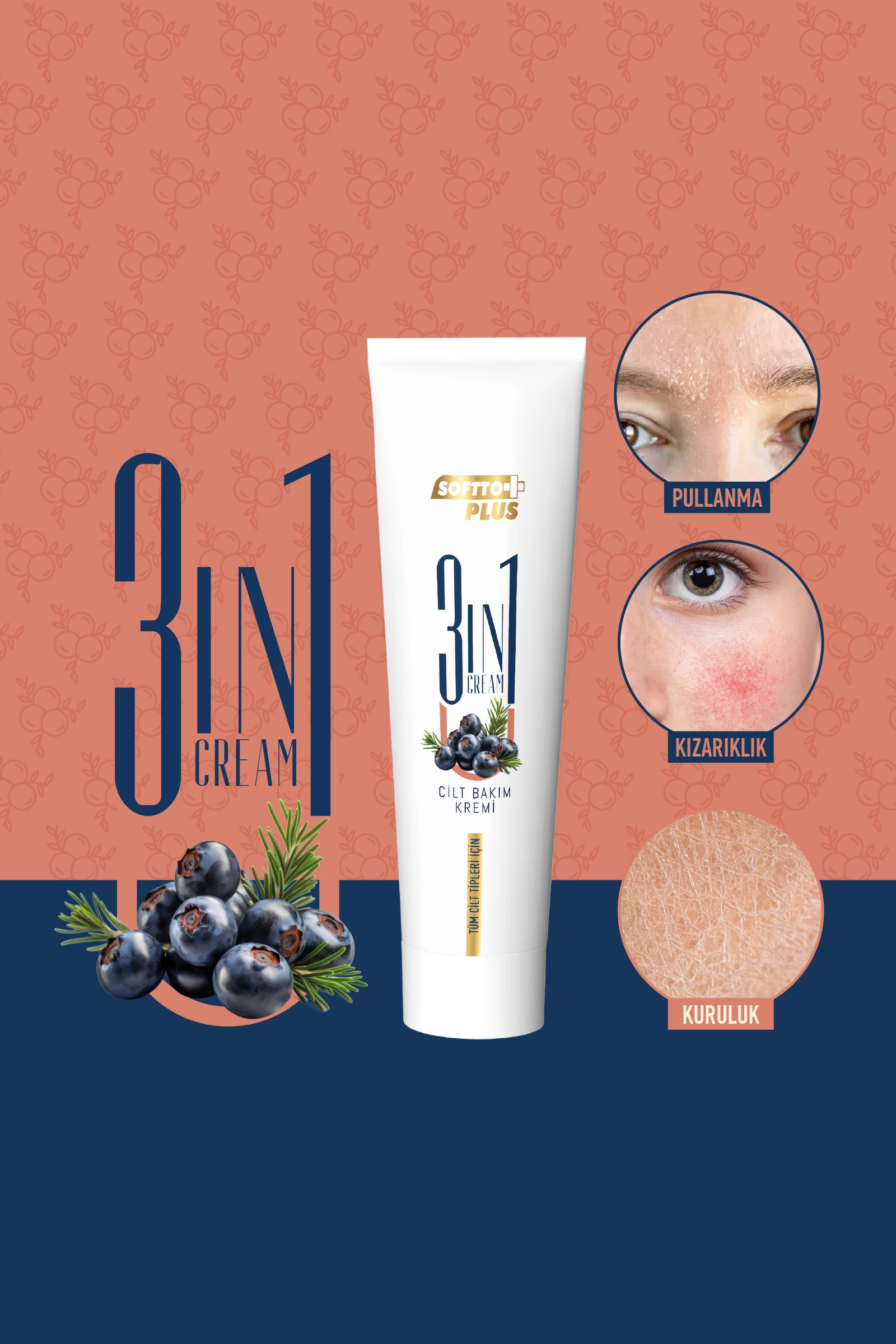 3 in1 Ardıç Katranı Cilt Bakım Kremi 50 ml