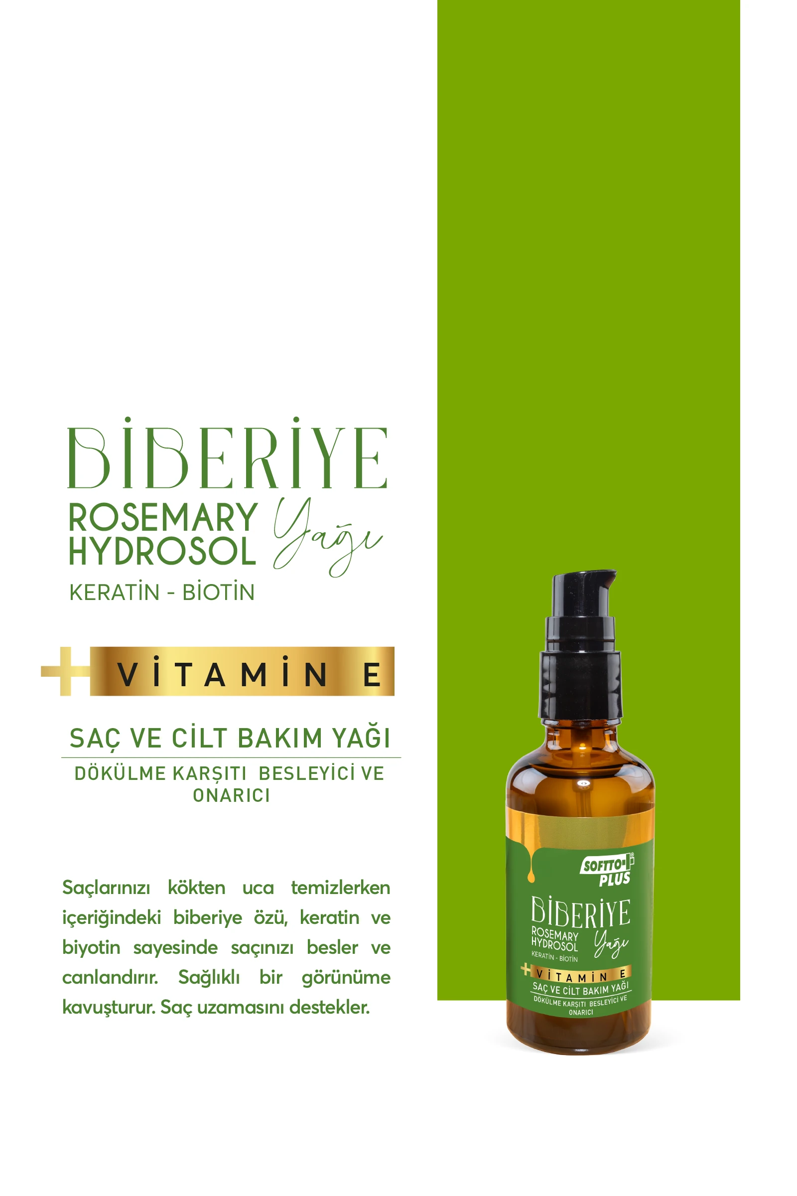 BİBERİYE TUZSUZ ŞAMPUAN VE BİBERİYE YAĞ 2Lİ BAKIM SETİ