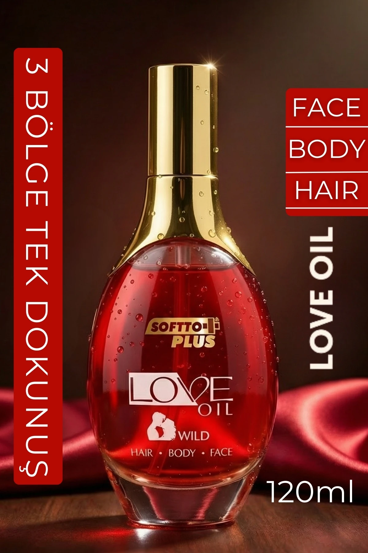 Softto Plus Love Oil Saç ve Cilt Bakım Yağı
