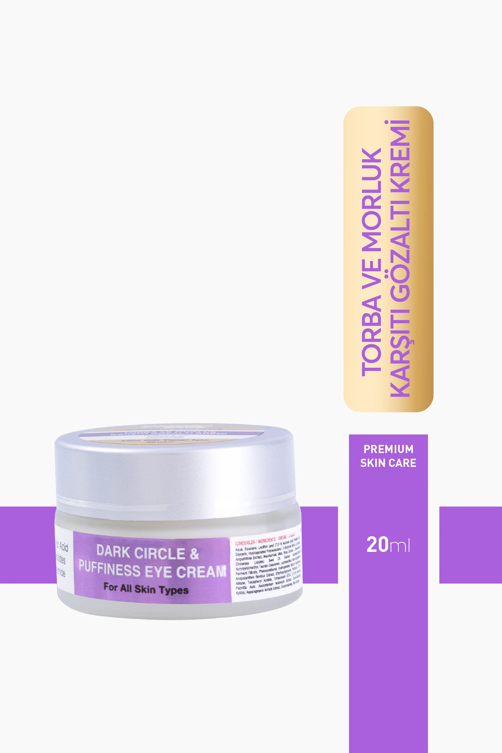 Torba ve Morluk Karşıtı Gözaltı Kremi