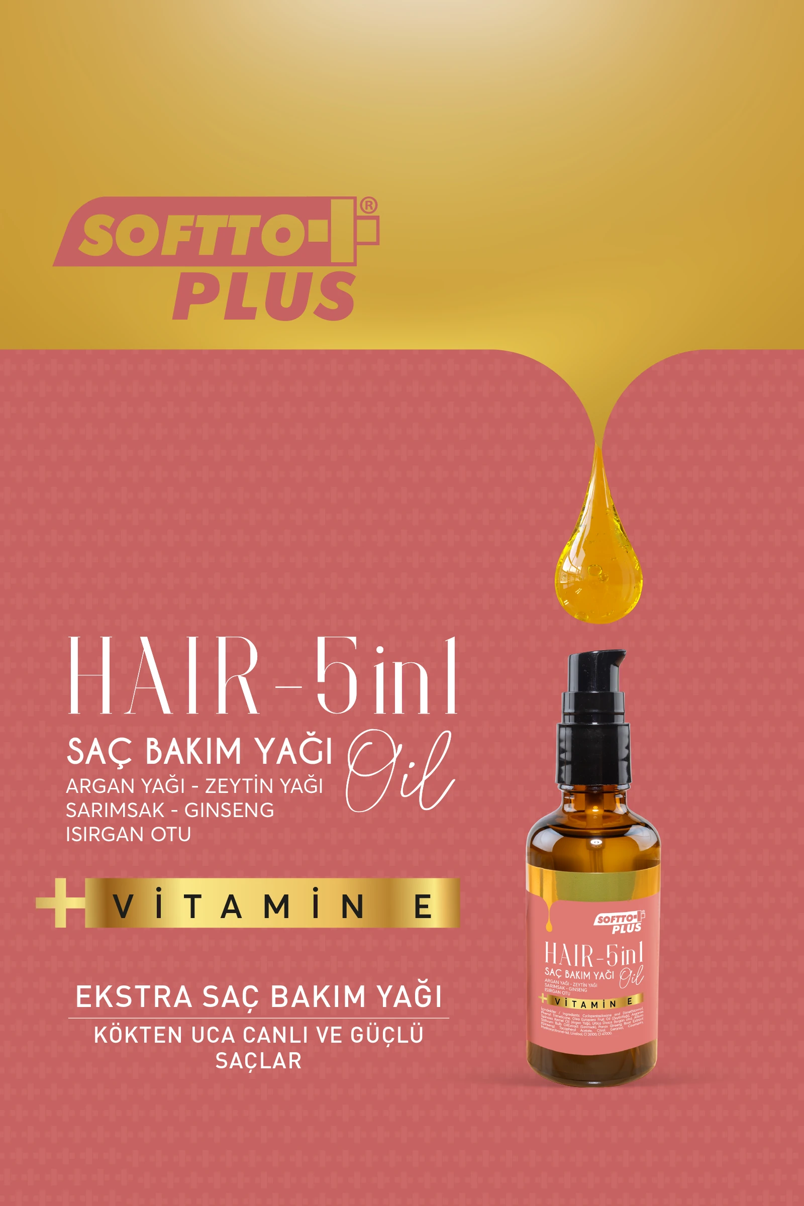 5 in 1 Saç Bakım Yağı 50 ml