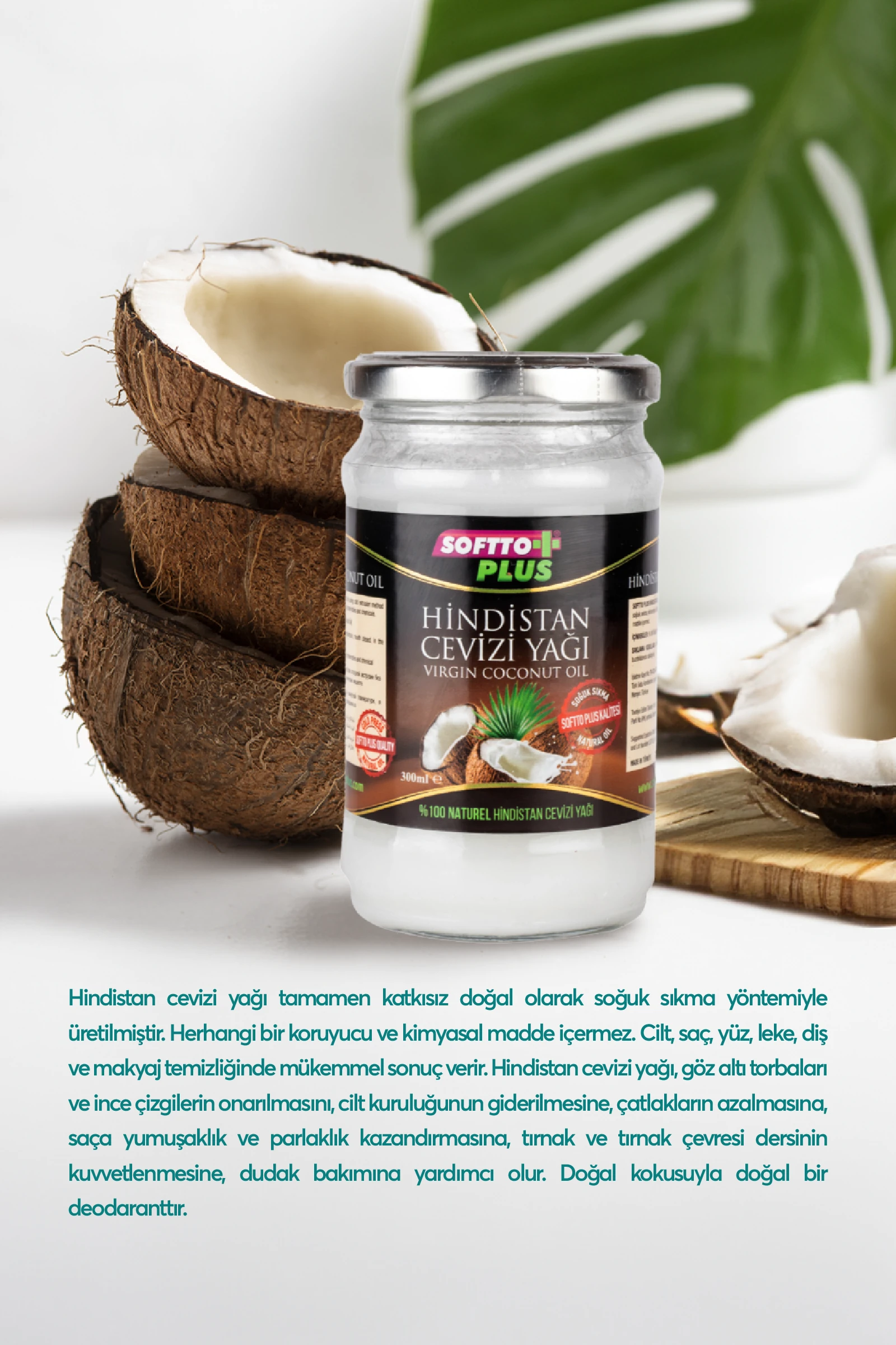 Hindistan Cevizi Yağı 300ml