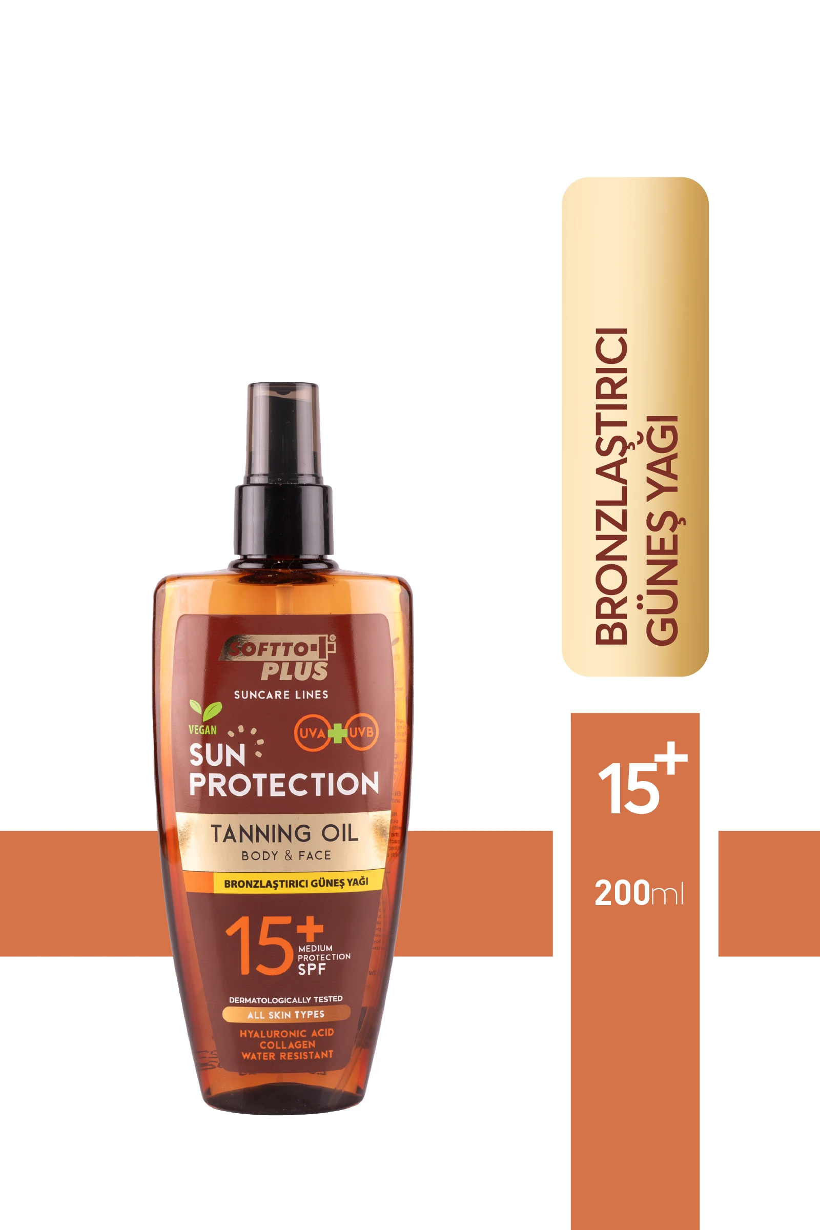 Bronzlaştırıcı Güneş Yağı 15 Spf 200ml