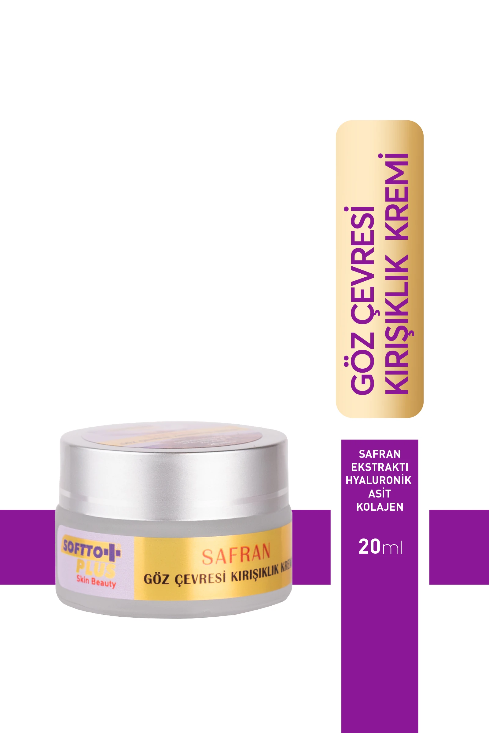 Safran Göz Çevresi Kırışıklık Kremi 20ml