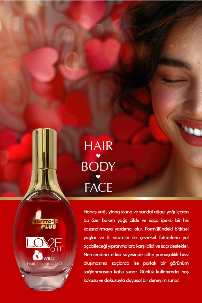 Love Oil Saç ve Cilt Bakım Yağı 120 ml