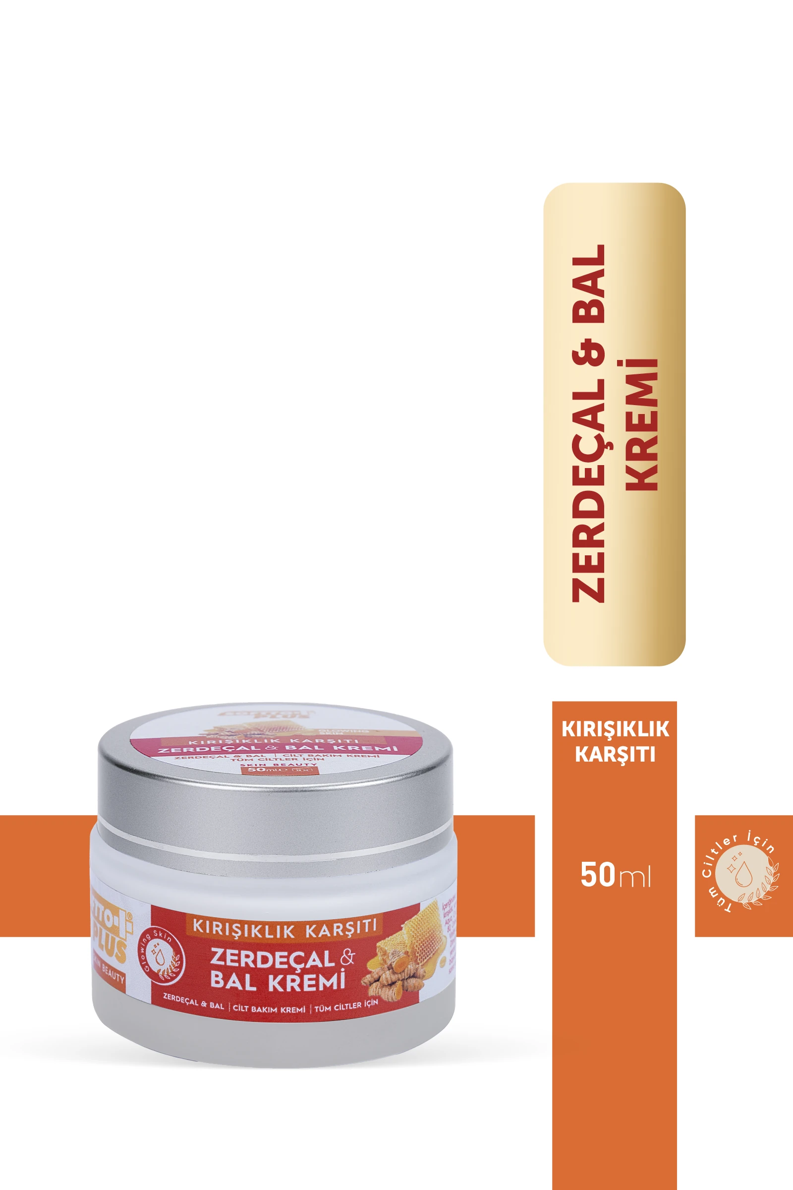 Kırışıklık Karşıtı Zerdeçal-Bal Krem 50 ML