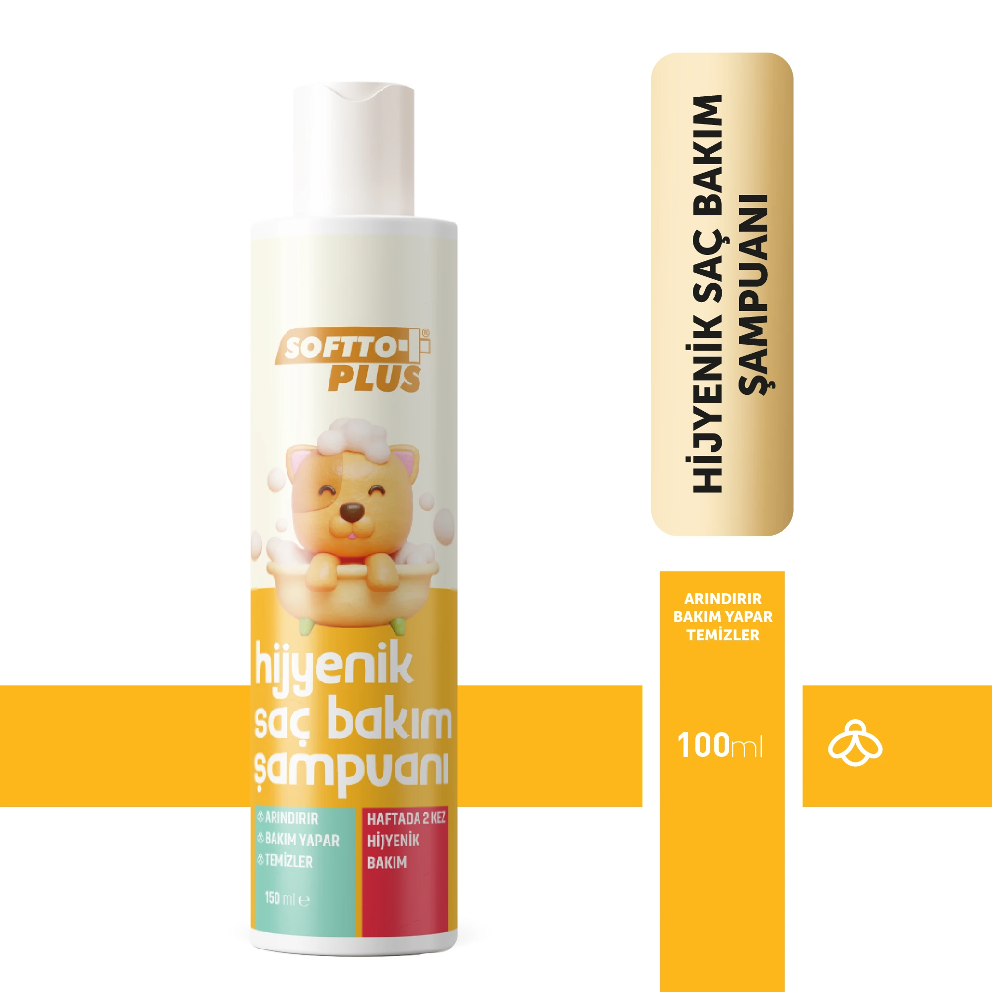 Softto Plus Hijyenik Saç Bakım Şampuanı 150 ml