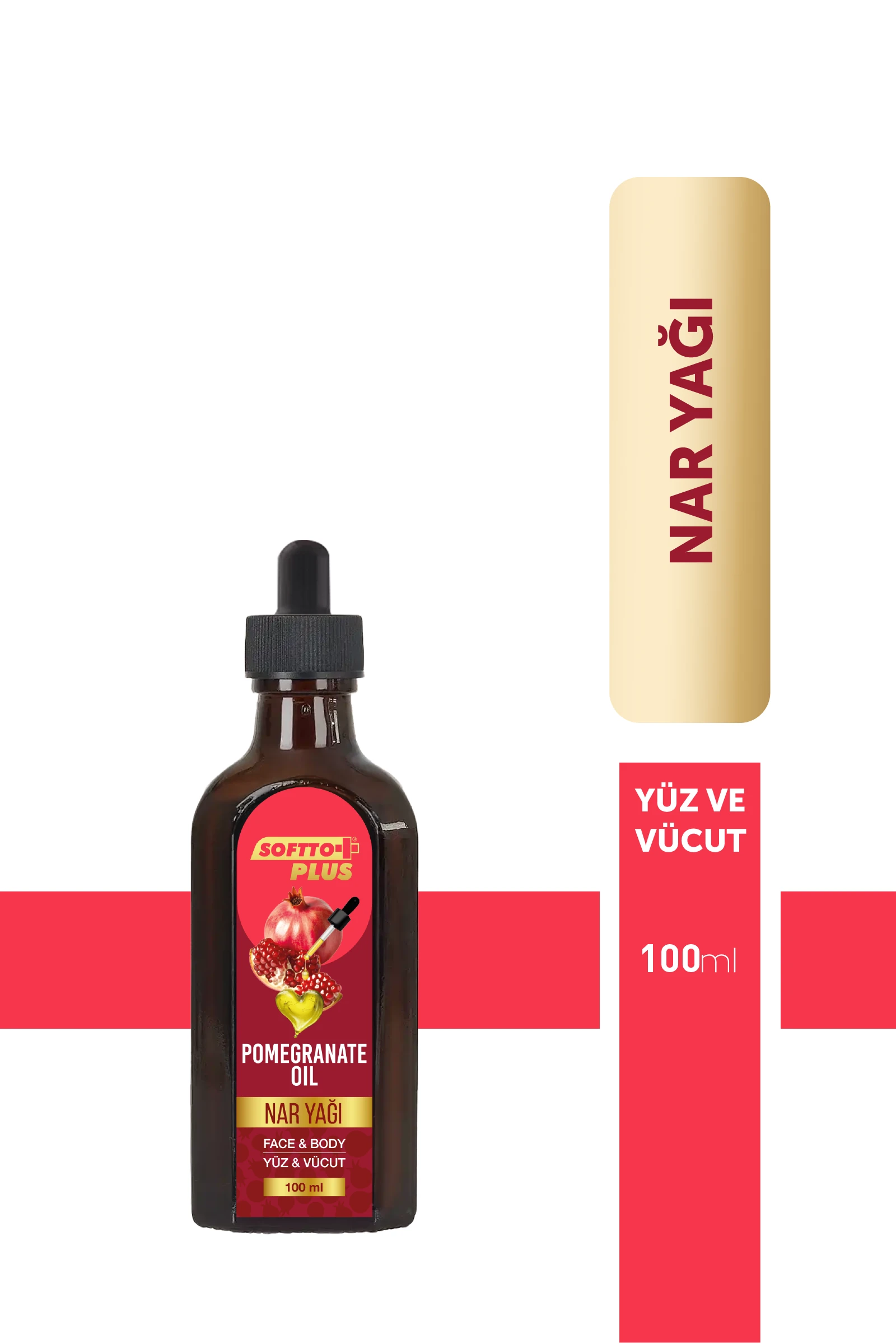 Nar Cilde Parlaklık ve Canlılık Kazandıran Yüz ve Vücut Yağı 100 ml