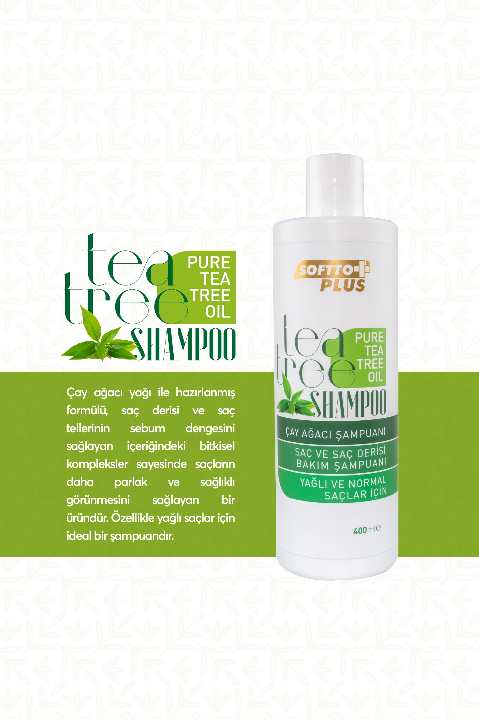 Çay Ağacı Özlü Şampuan 400ml