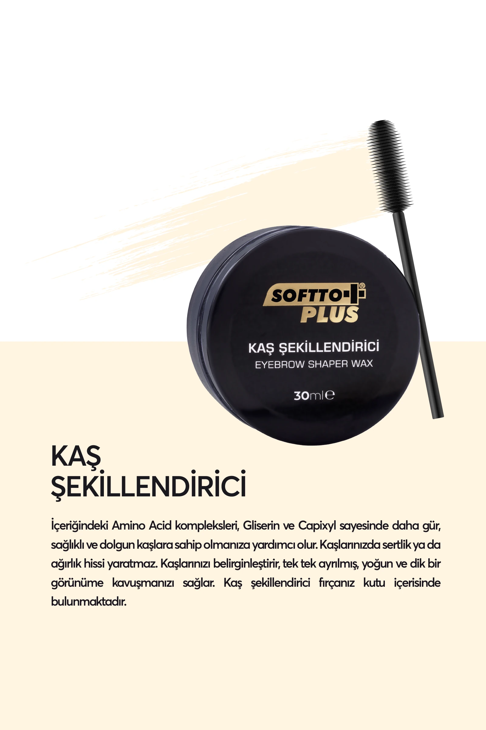 Kaş Şekillendirici Wax 30ml
