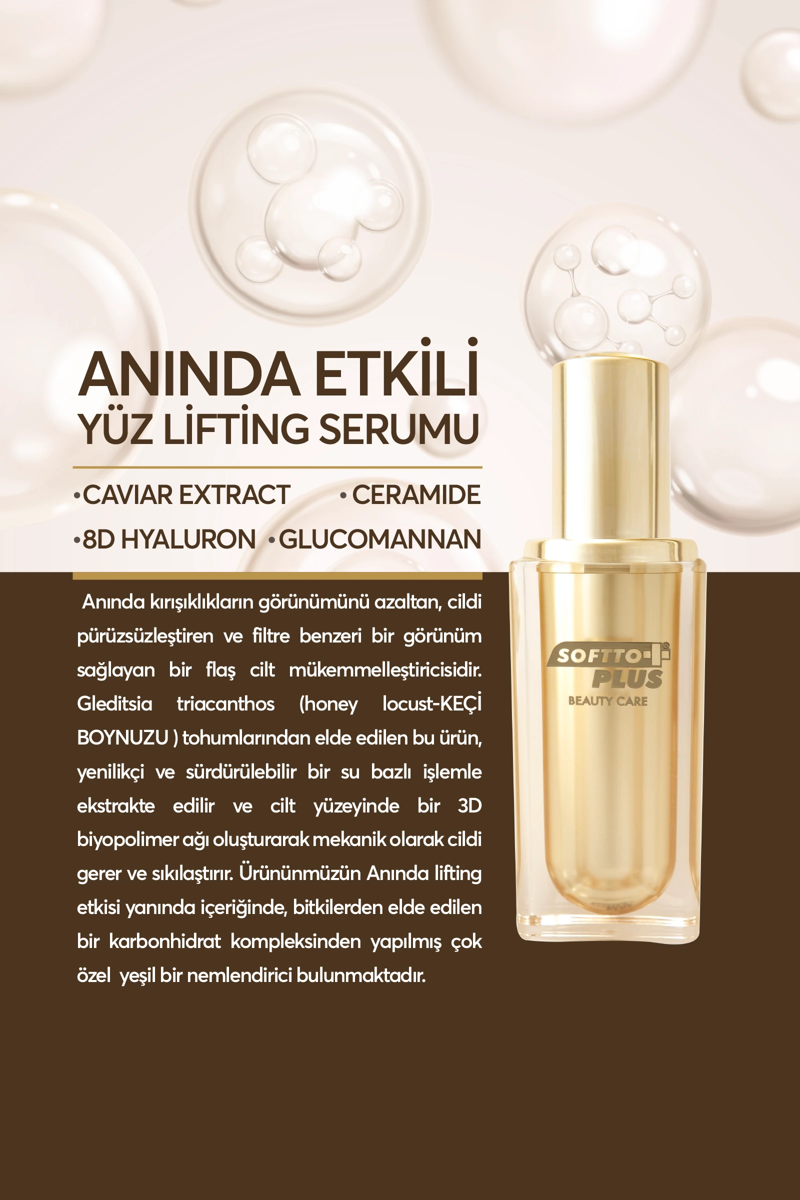Anında Etkili Yüz Lifting Serum 50ml