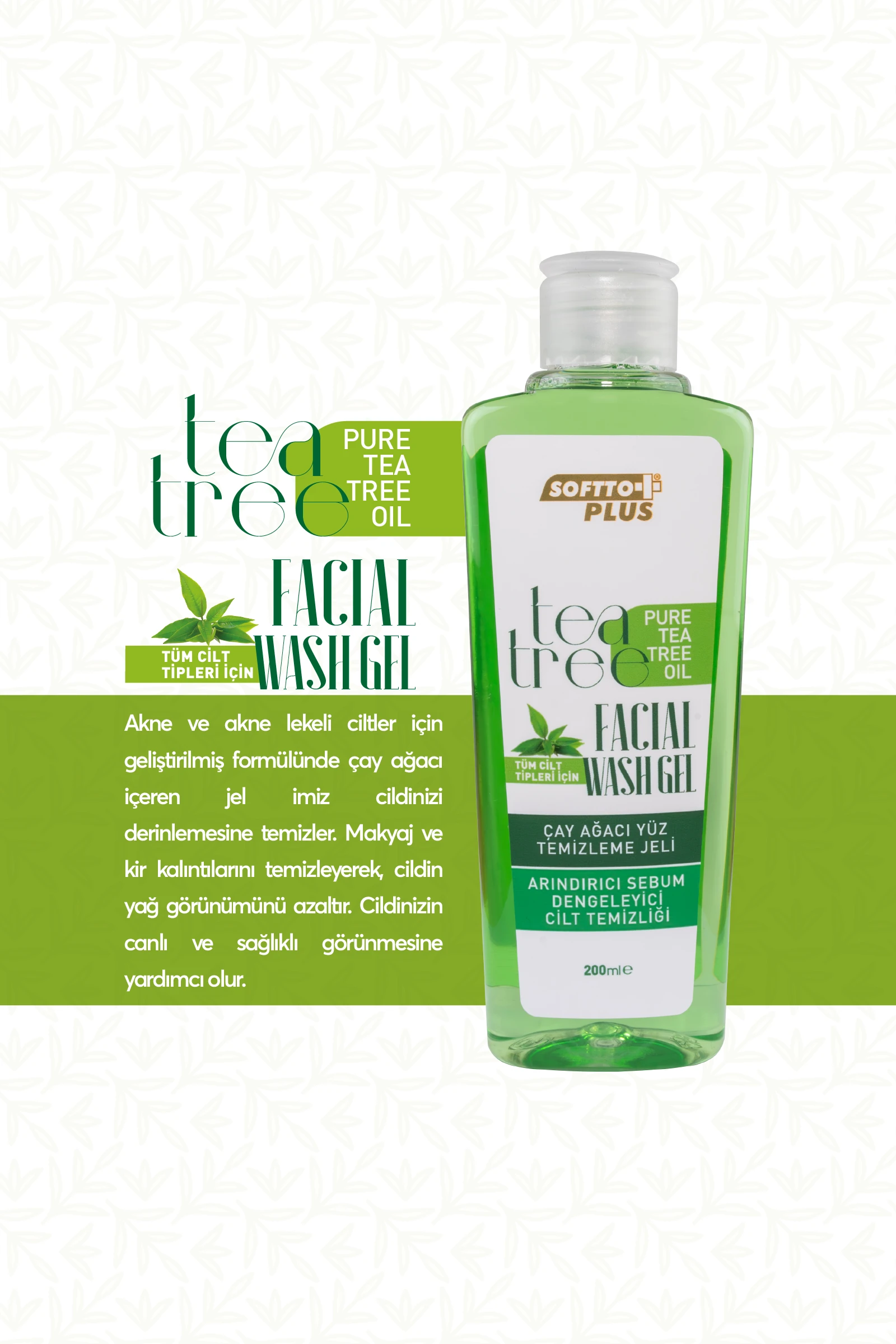 Çay Ağacı Yüz Temizleme Jeli 200ml