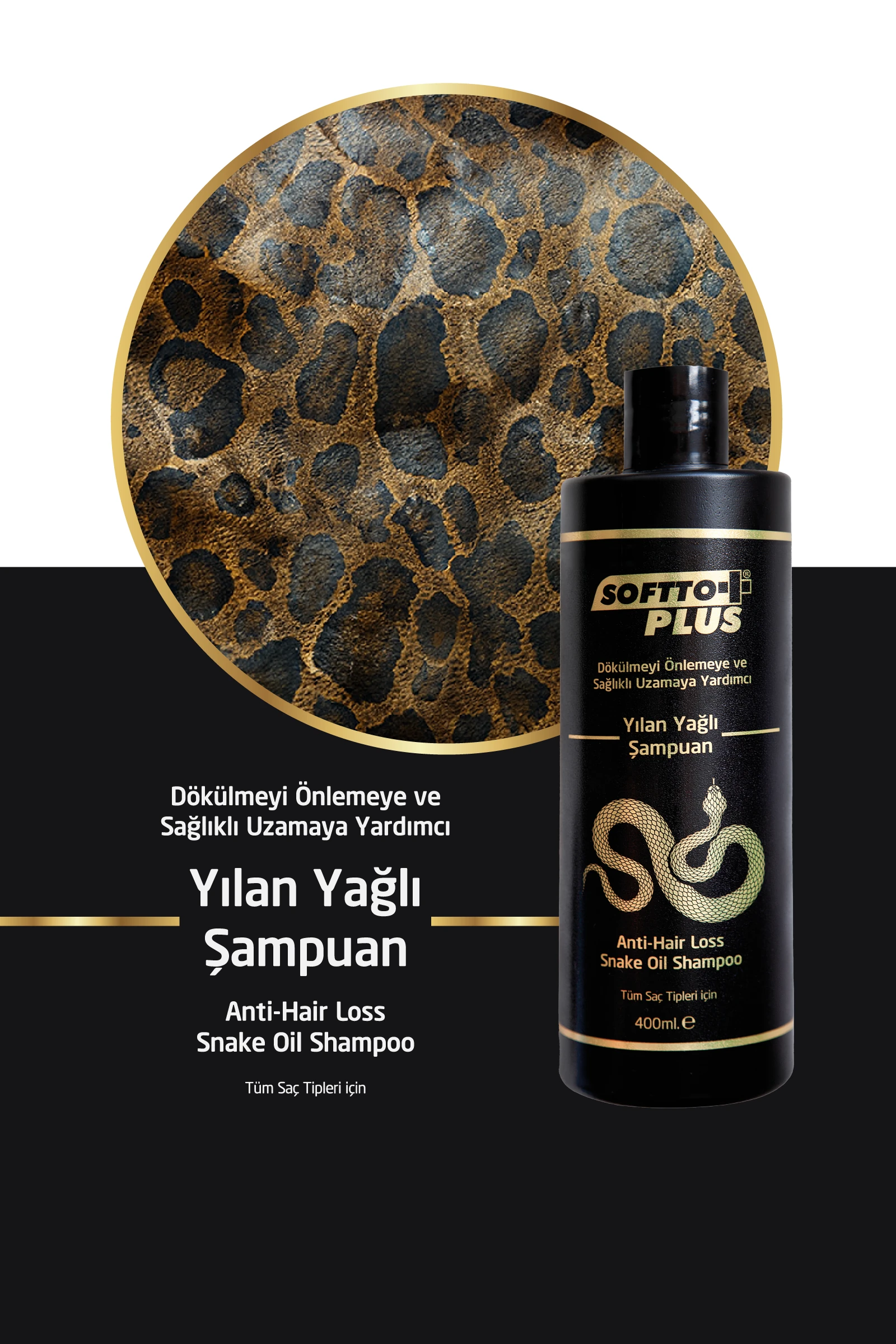 Dökülme Önleyici Yılan Yağlı Şampuan 400ml+400ml