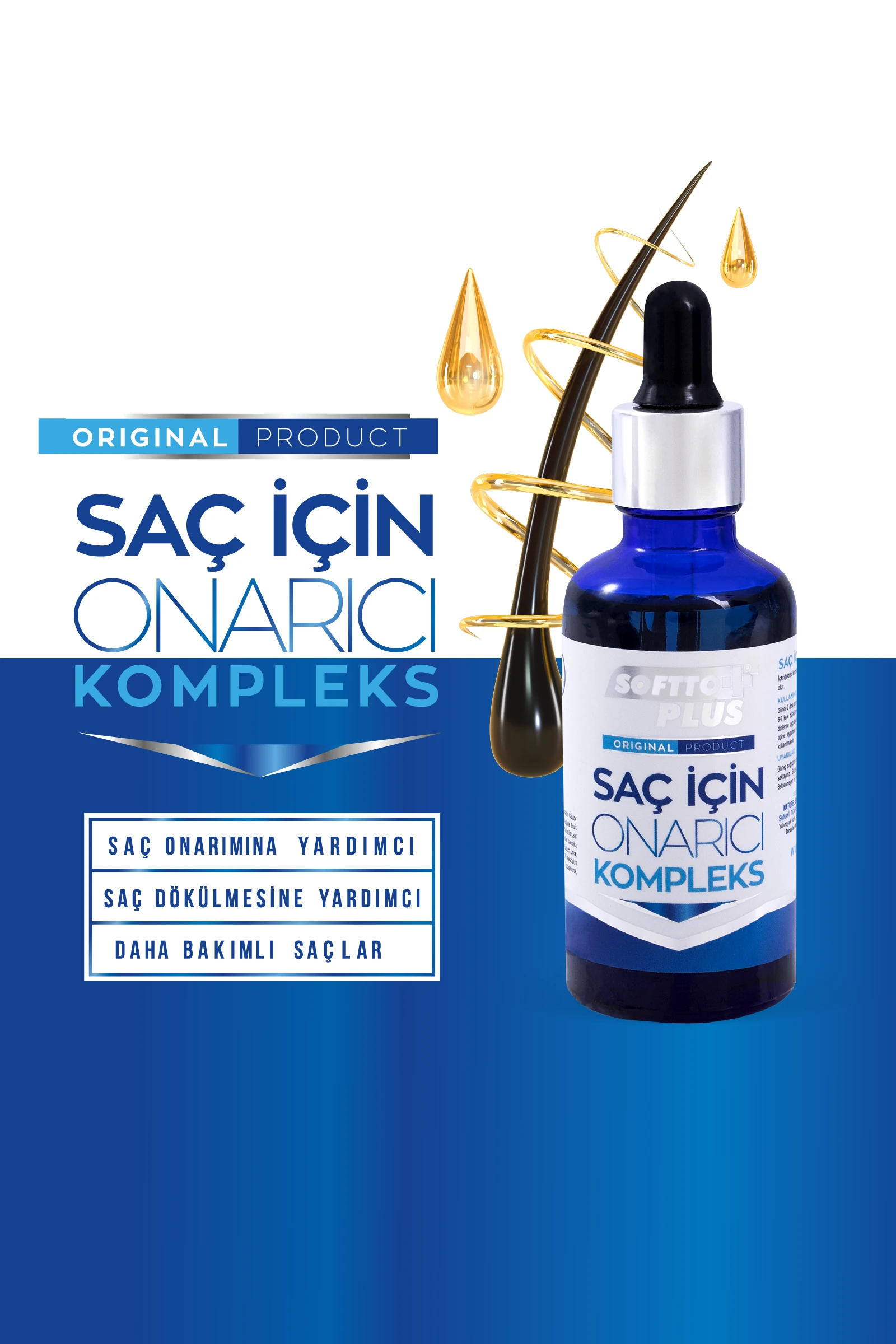 Saç Onarıcı Kompleks 2'li Serum 50ml+50ml