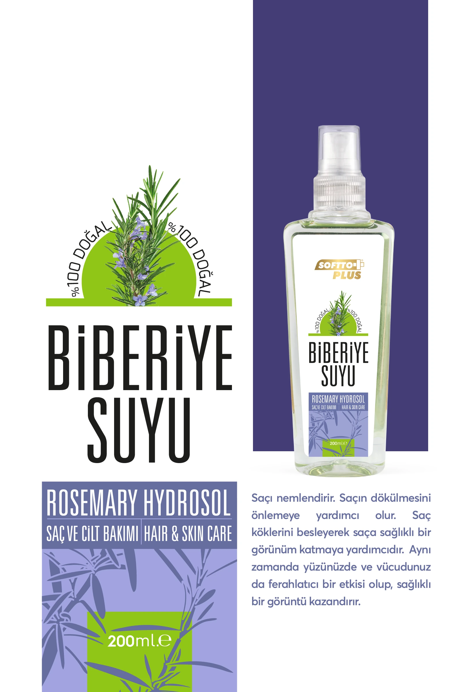 BİBERİYE ŞAMPUAN TONİK VE YAĞ 3 LÜ SAÇ BAKIM SETİ